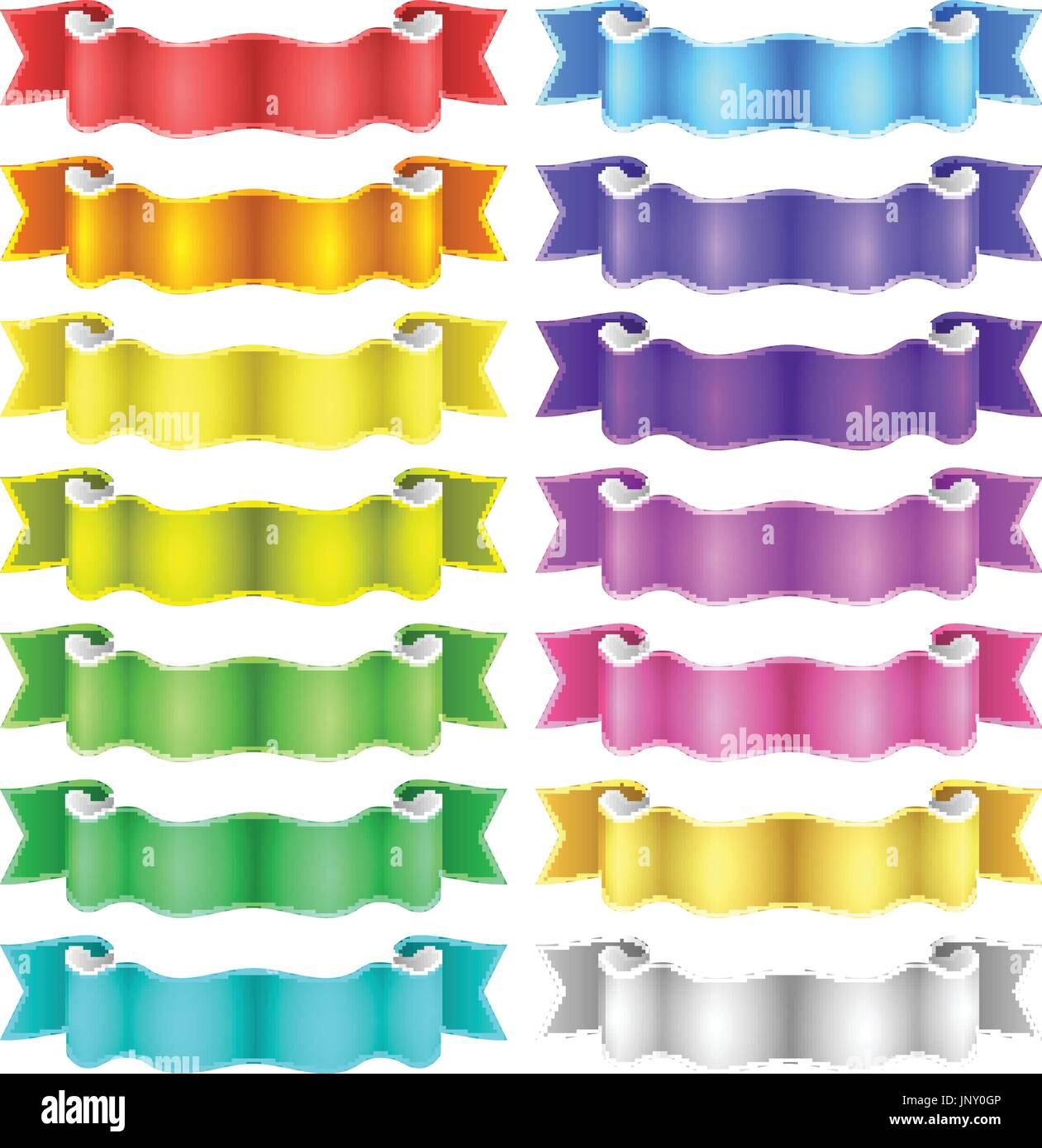 vector ribbons set Stock Vector Image & Art - Alamy