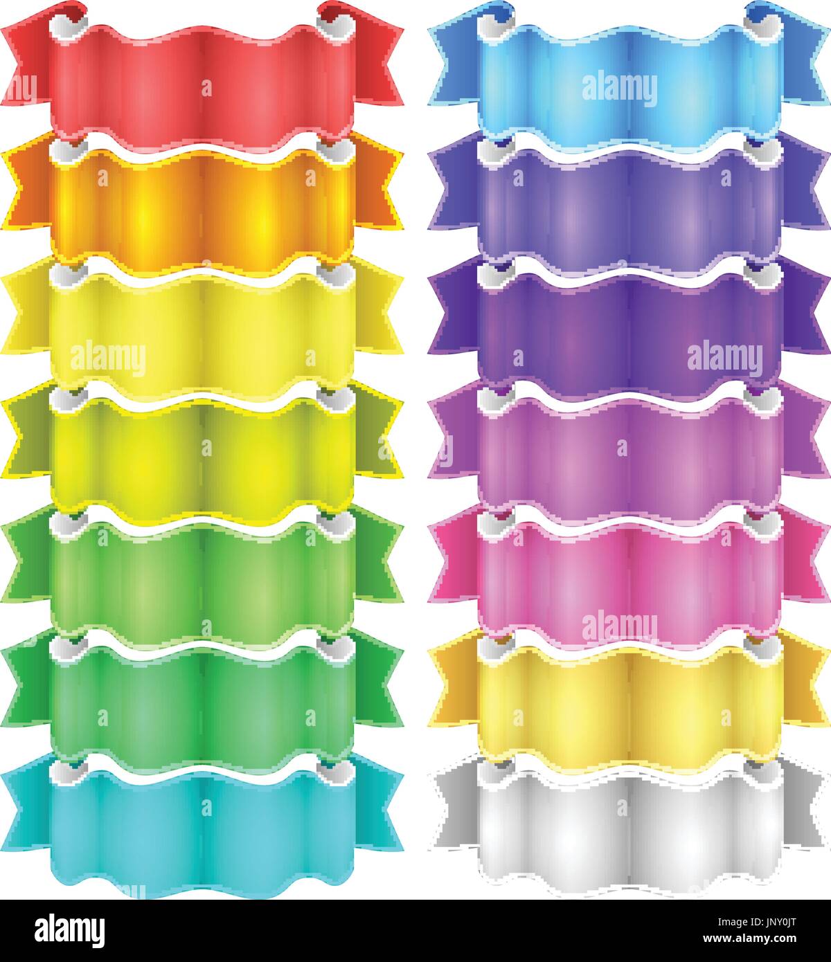 vector ribbons set Stock Vector Image & Art - Alamy