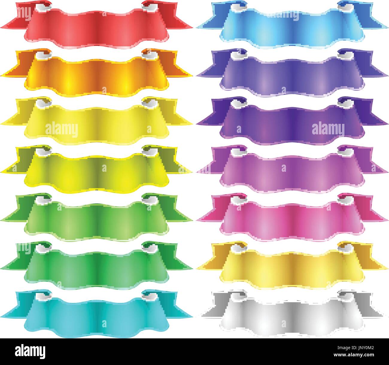 vector ribbons set Stock Vector Image & Art - Alamy
