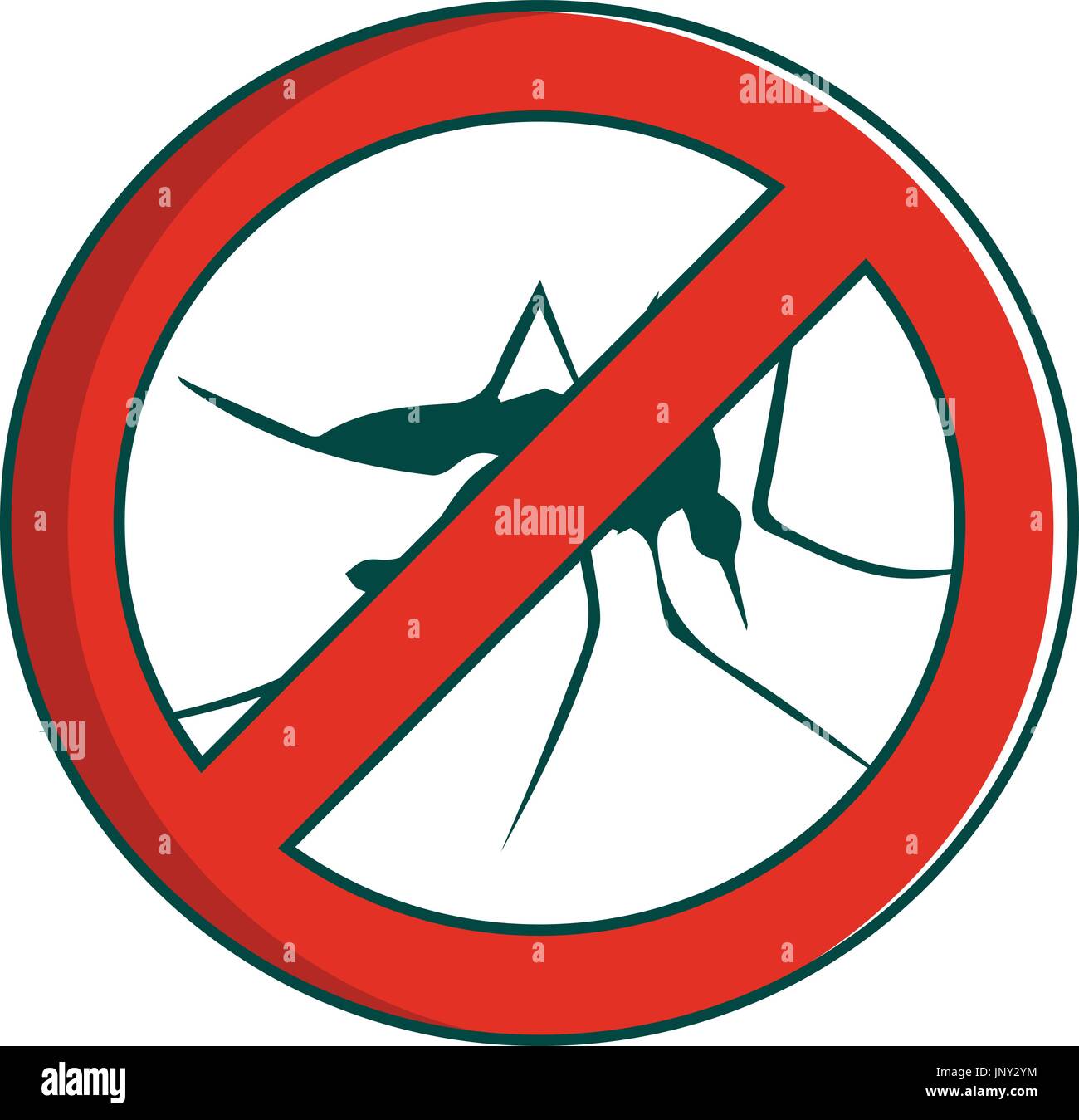 Mosquito icon, cartoon style Stock Vector Image & Art - Alamy