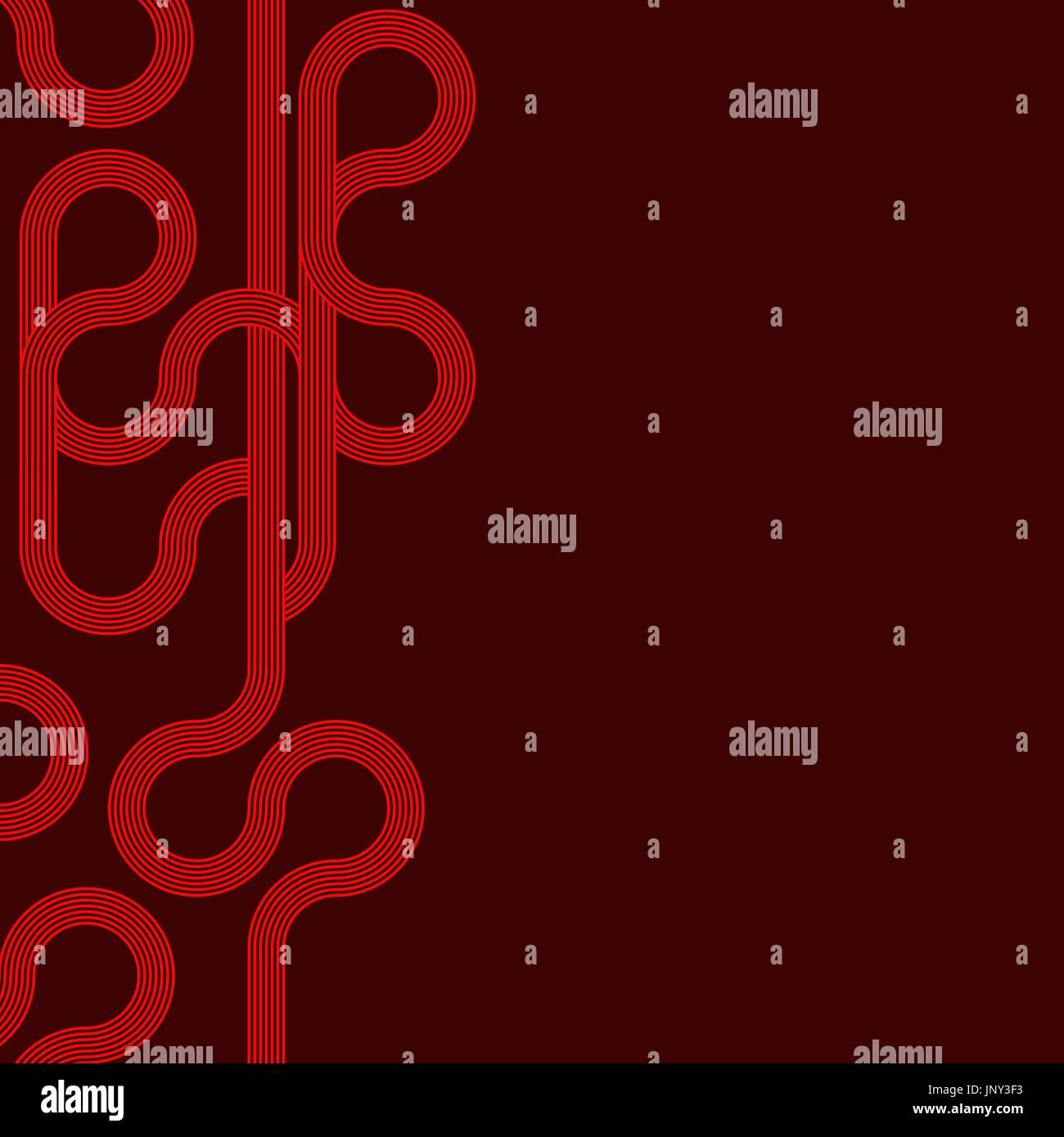 abstract vector background with stripes pattern - red Stock Vector ...