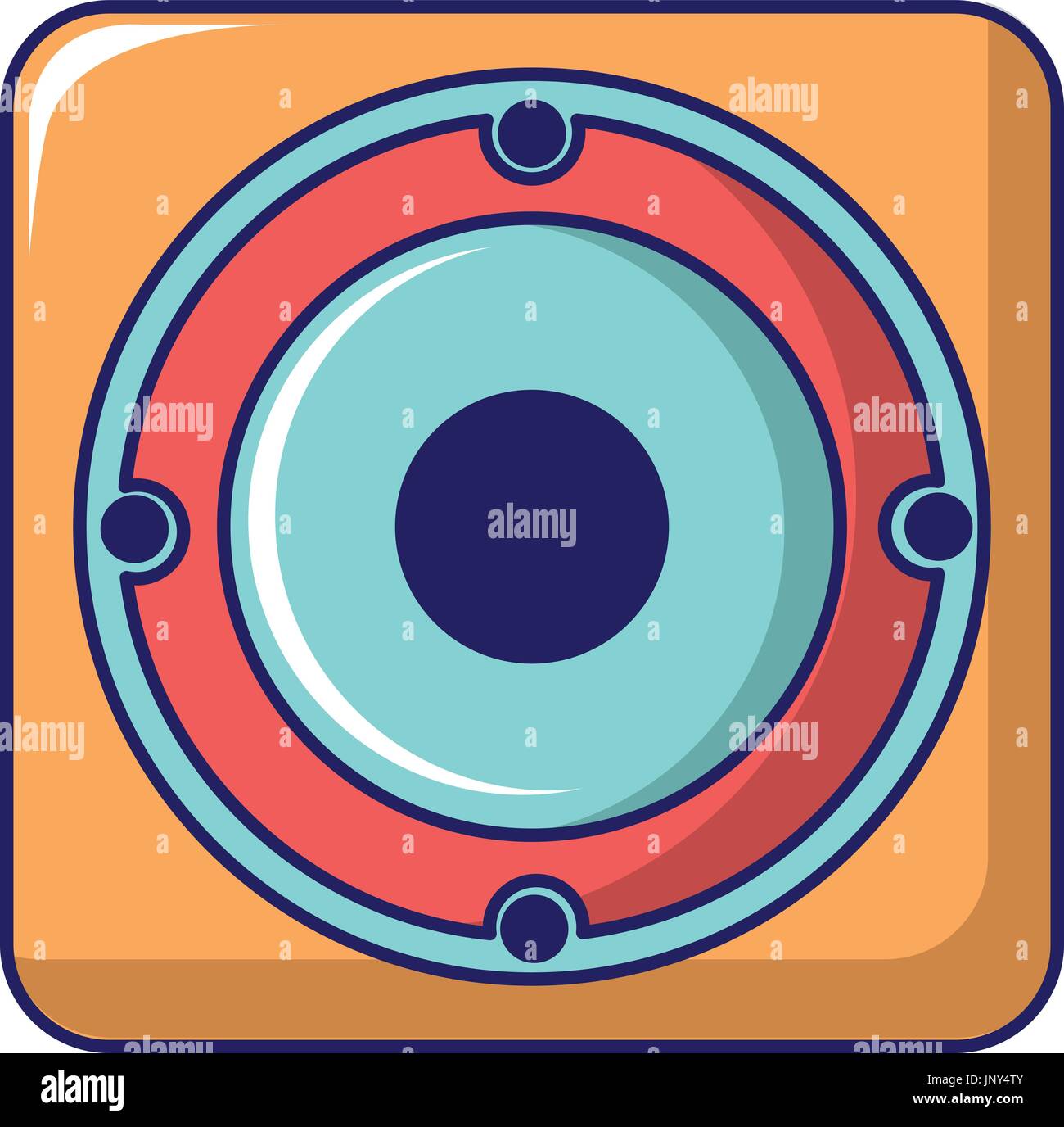 Speaker icon, cartoon style Stock Vector Image & Art - Alamy