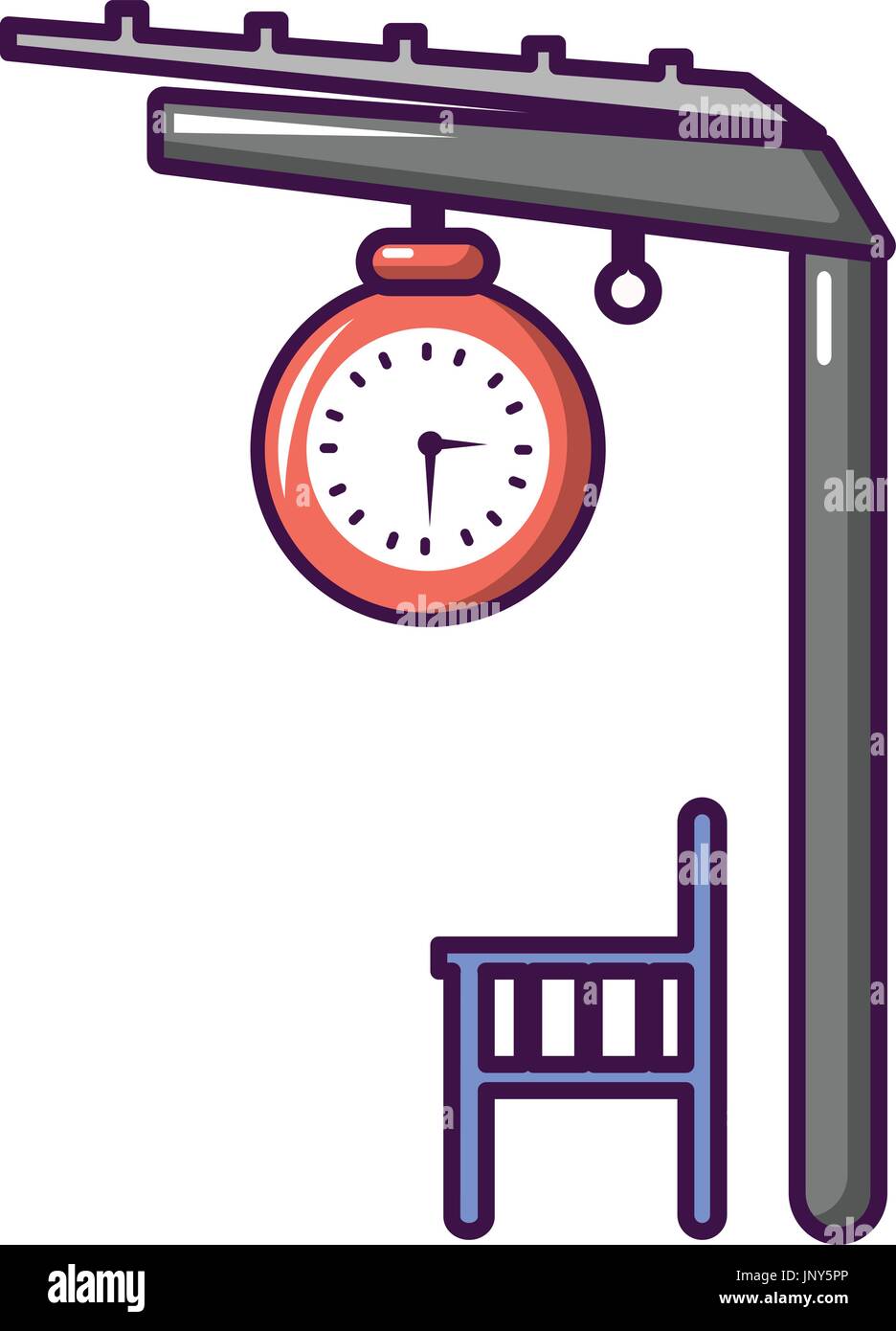 Platform railway icon, cartoon style Stock Vector Image & Art - Alamy