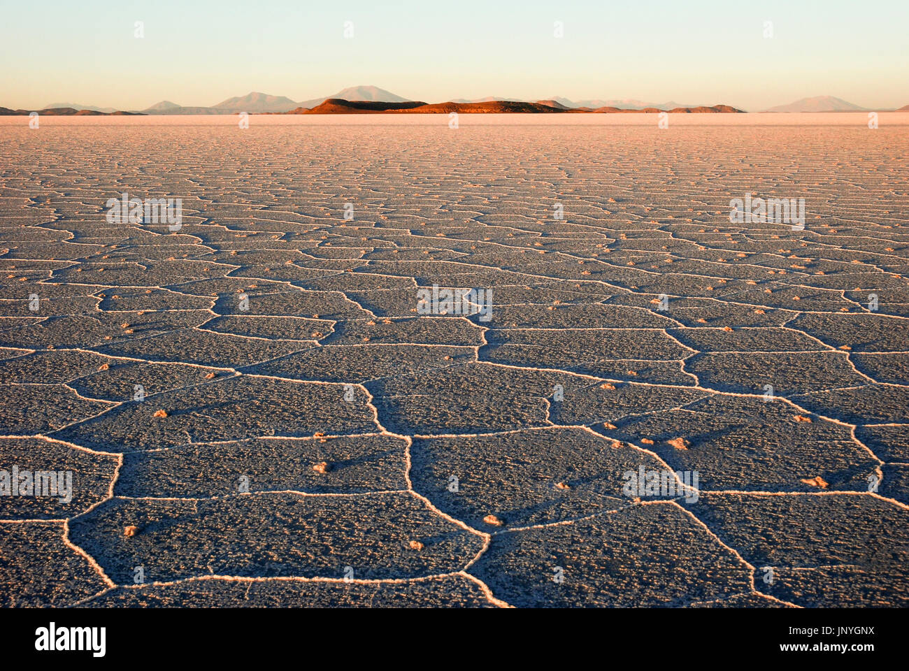 Uyuni salt flats, Bolivia, South America Stock Photo