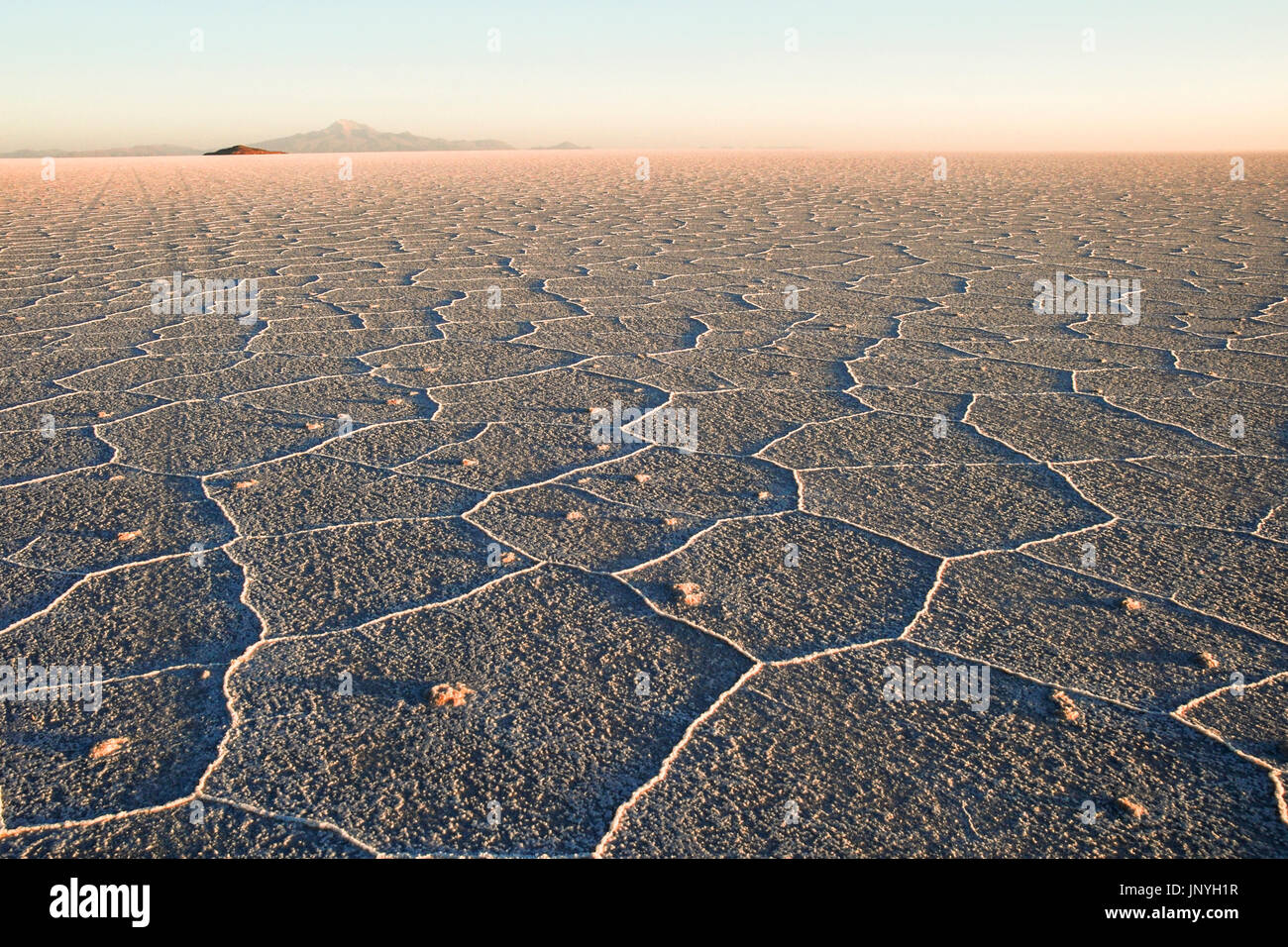 Uyuni salt flats, Bolivia, South America Stock Photo