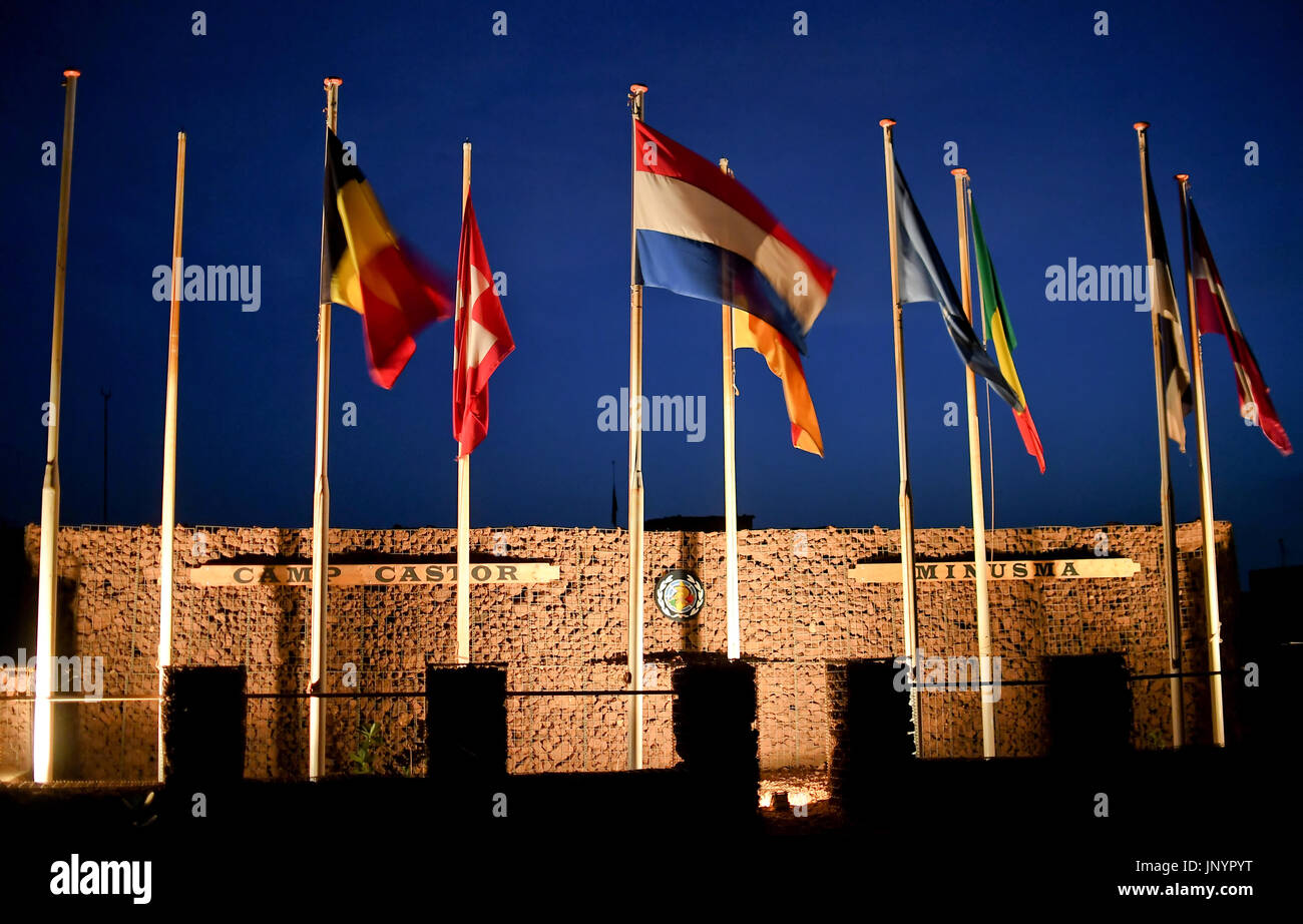 Gao, Mali. 30th July, 2017. Overview of the Camp Castor in Gao, Mali, 30  July 2017. Photo: Britta Pedersen/dpa/Alamy Live News Stock Photo - Alamy