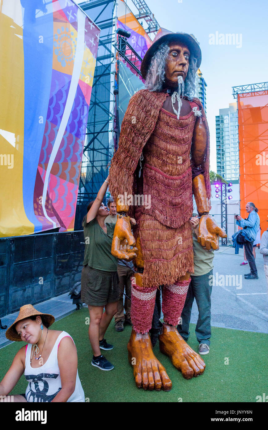 Vancouver, Canada. 30th Jul, 2017. the Drum is Calling Festival, Canada 150  event, Larwill Park, Vancouver, British Columbia, Canada. Credit: Michael Wheatley/Alamy Live News Stock Photo