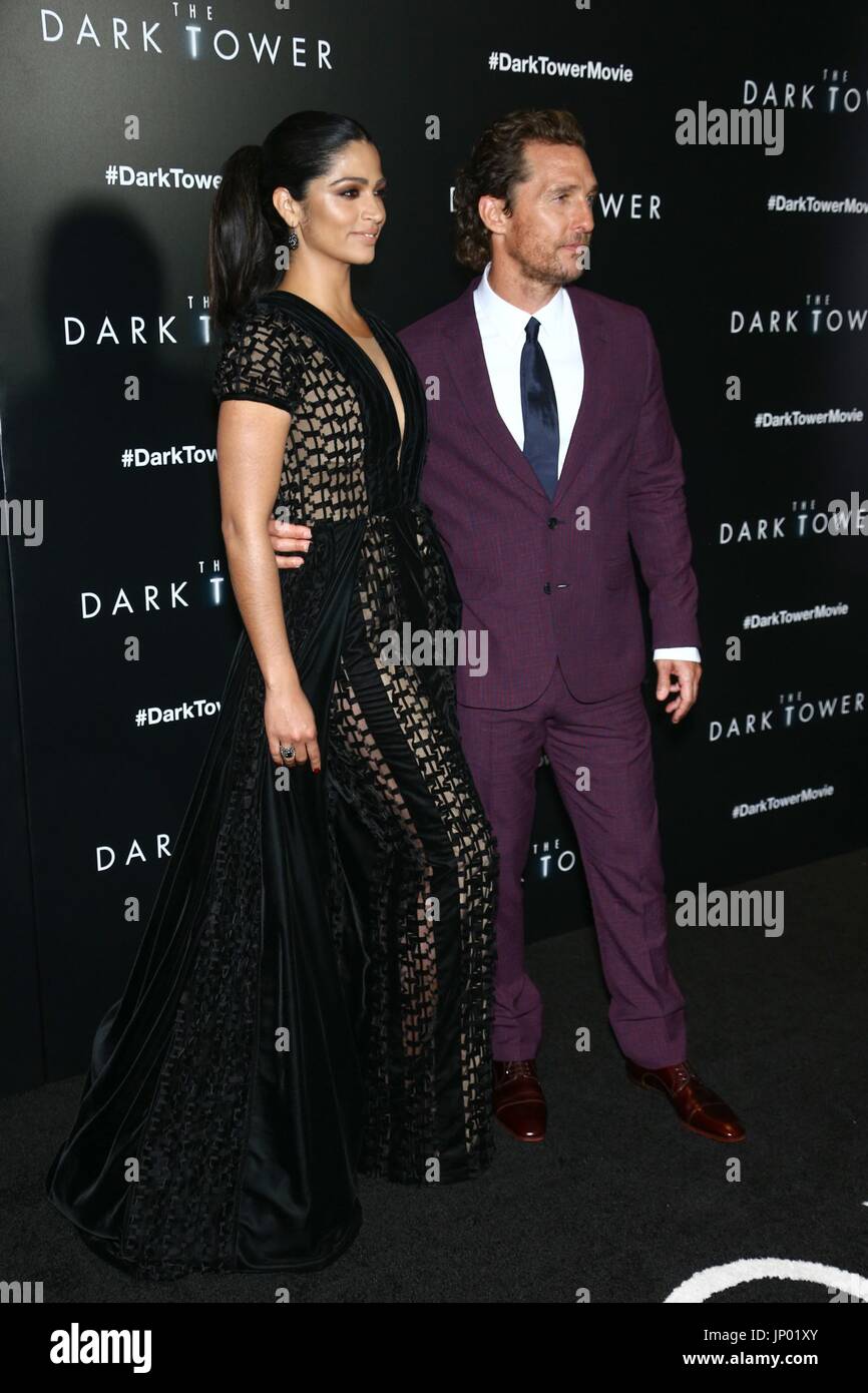 New York, NY, USA. 31st July, 2017. Camila Alves, Matthew McConaughey