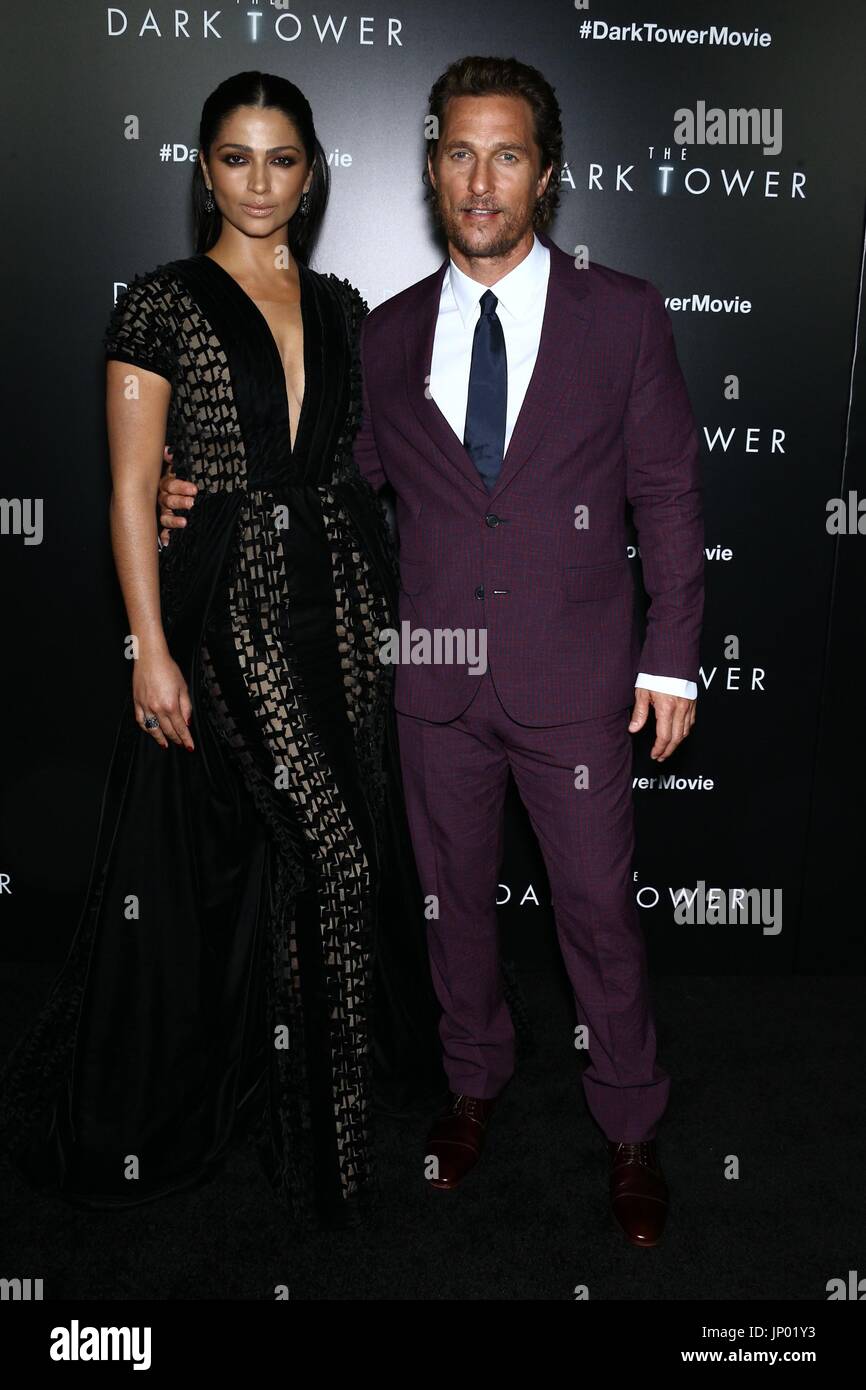 New York, NY, USA. 31st July, 2017. Camila Alves, Matthew McConaughey