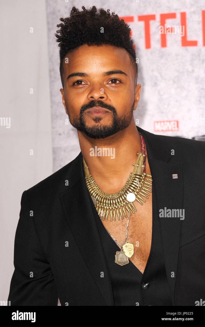 New York, NY, USA. 31st July, 2017. Eka Darville at arrivals for Netflix's Premiere of Marvel's THE DEFENDERS, BMCC Tribeca Performing Arts Center, New York, NY July 31, 2017. Credit: Kristin Callahan/Everett Collection/Alamy Live News Stock Photo