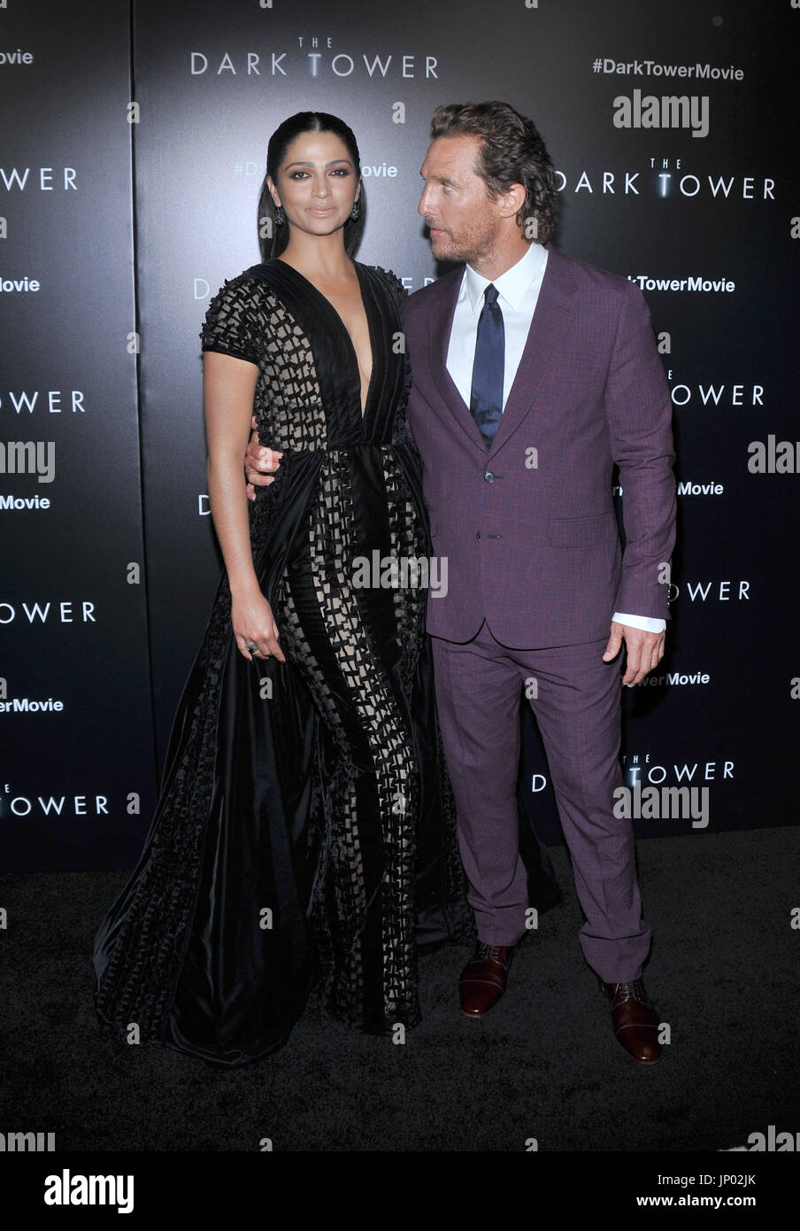 NEW YORK, NY - July 31: Camila Alves, Matthew McConaughey attends 'The