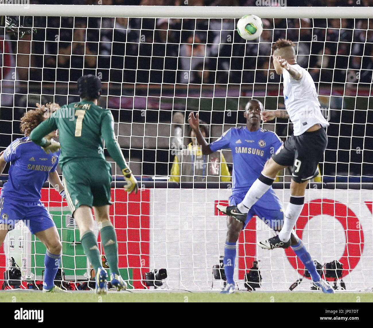 YOKOHAMA, Japan - Paulo Guerrero (9) of the South American champions