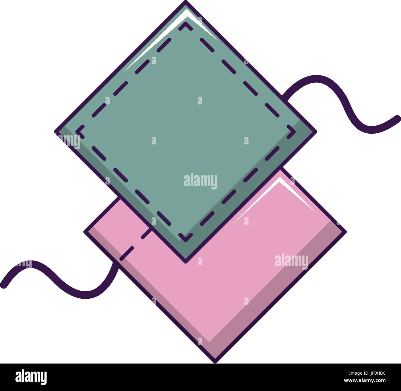 Pattern for sewing icon, cartoon style Stock Vector Image & Art - Alamy