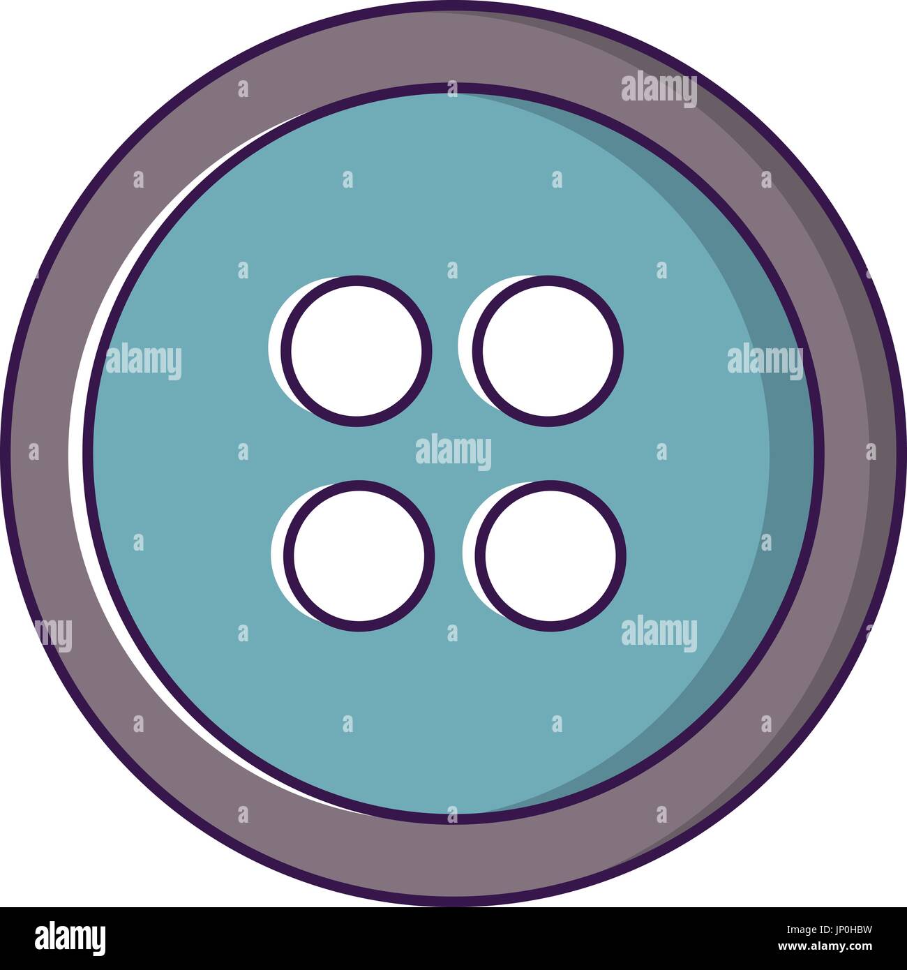 Sewing button icon, cartoon style Stock Vector Image & Art Alamy