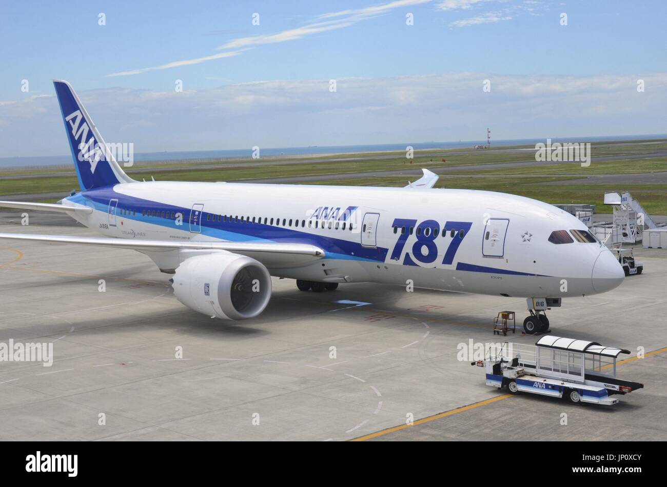 YAMAGUCHI, Japan Photo shows a Boeing 787 Dreamliner of All Nippon