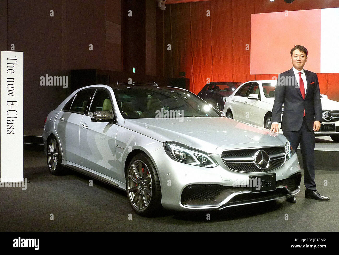 Tokyo Japan Mercedes Benz Japan Co Launches Its New E Class Stock Photo Alamy