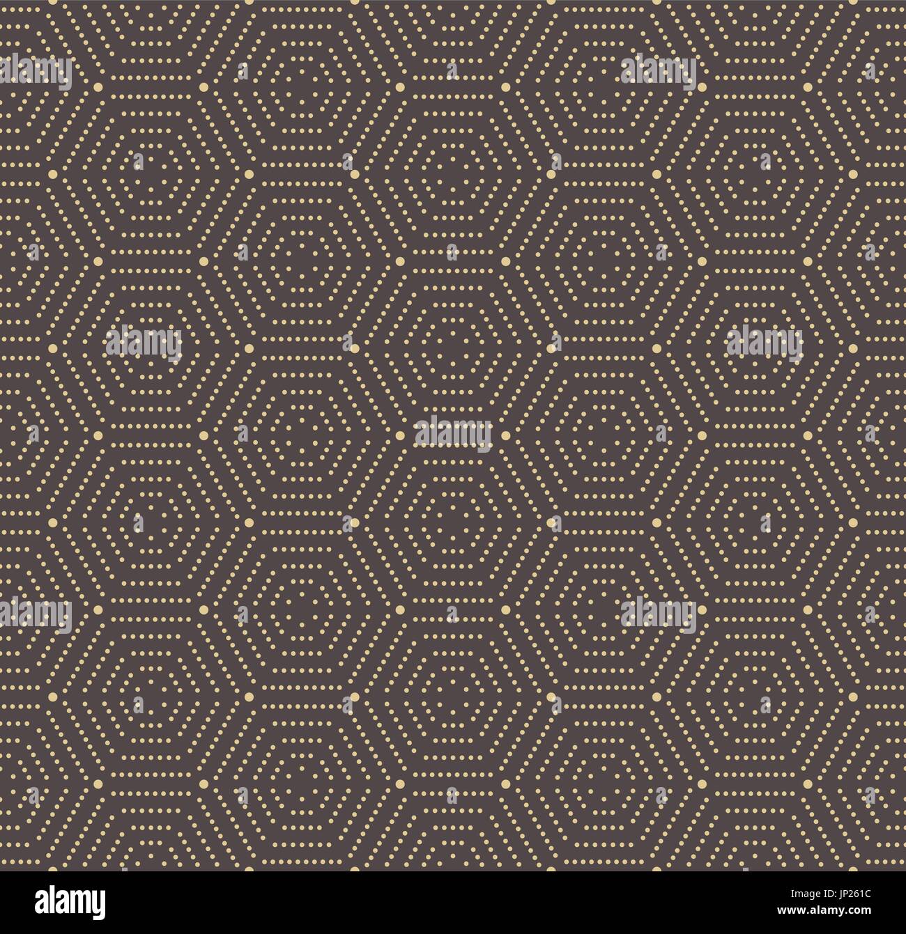 Seamless Abstract Vector Pattern With Hexagons Stock Vector Image & Art ...