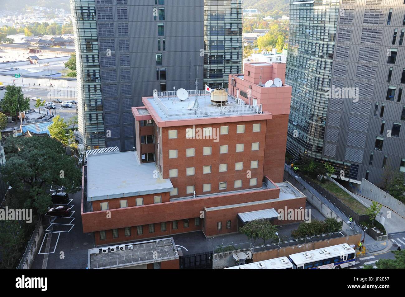 SEOUL, South Korea Photo shows the Japanese Embassy in Seoul, South