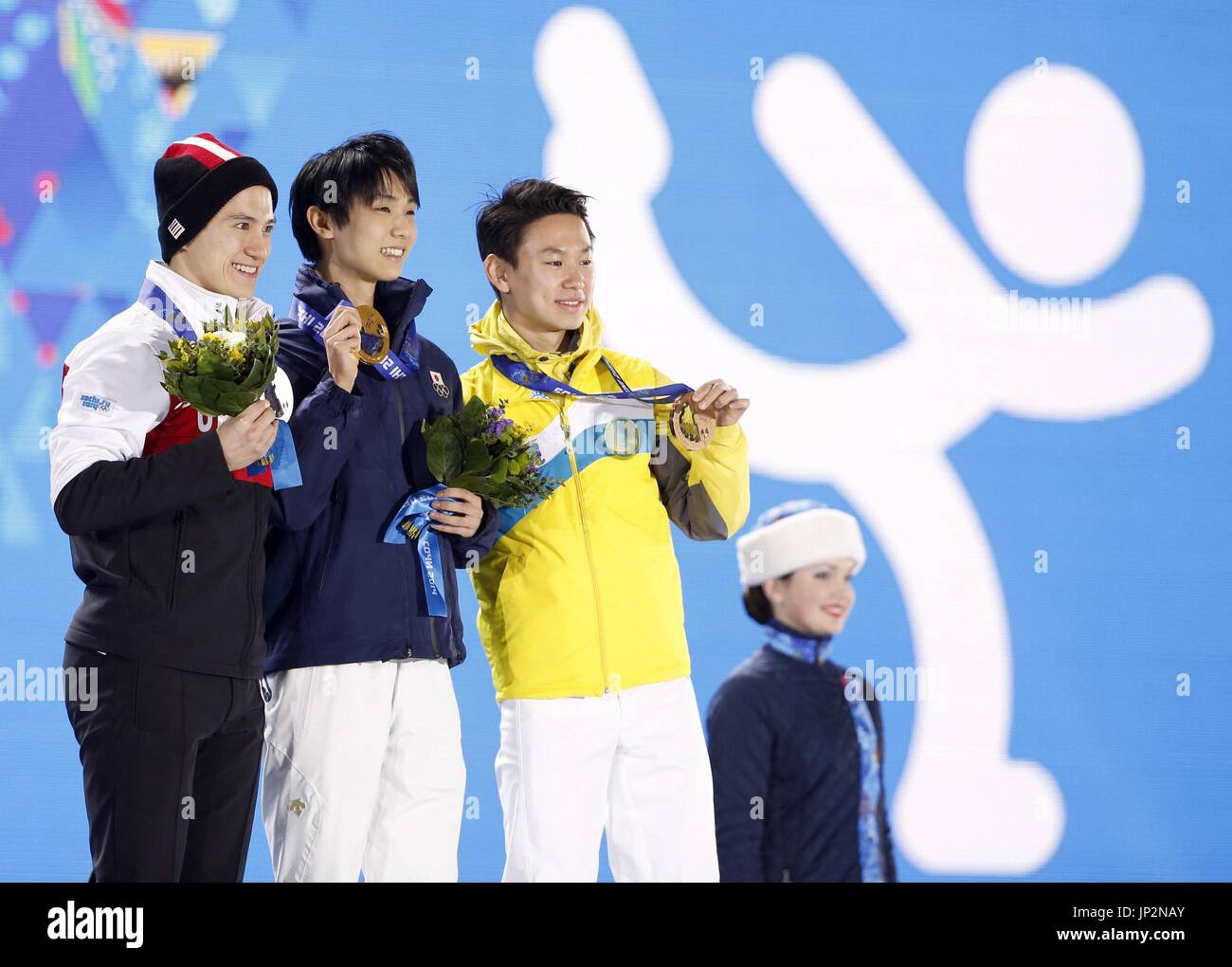 SOCHI, Russia Men's figure skating gold medalist Yuzuru Hanyu of