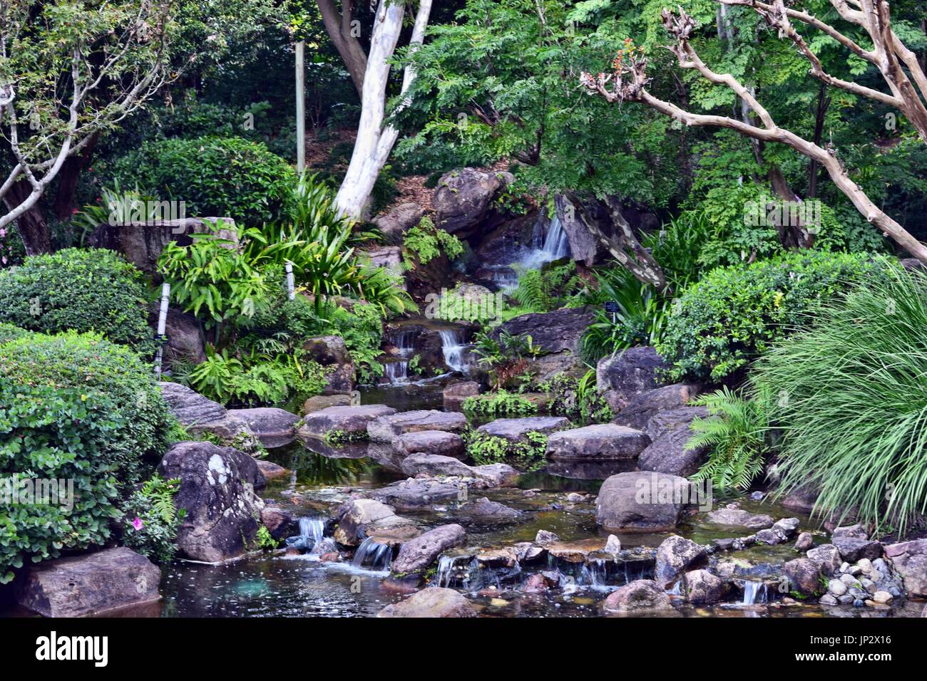 Waterfall in Australian National Park, Queensland, Australia Stock Photo