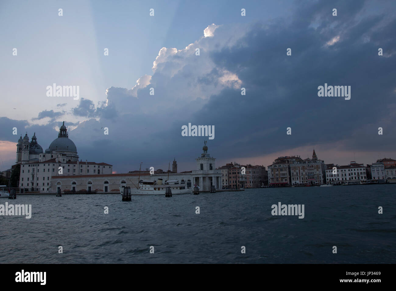 Venice & cloud/sunset formation Stock Photo