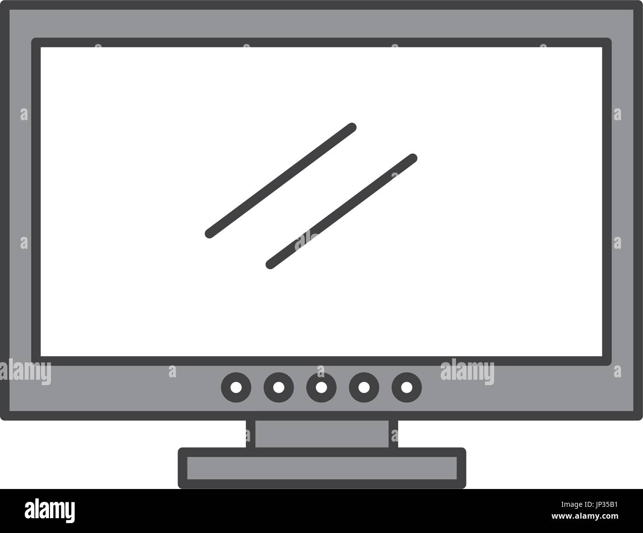 tv plasma isolated icon Stock Vector Image & Art - Alamy