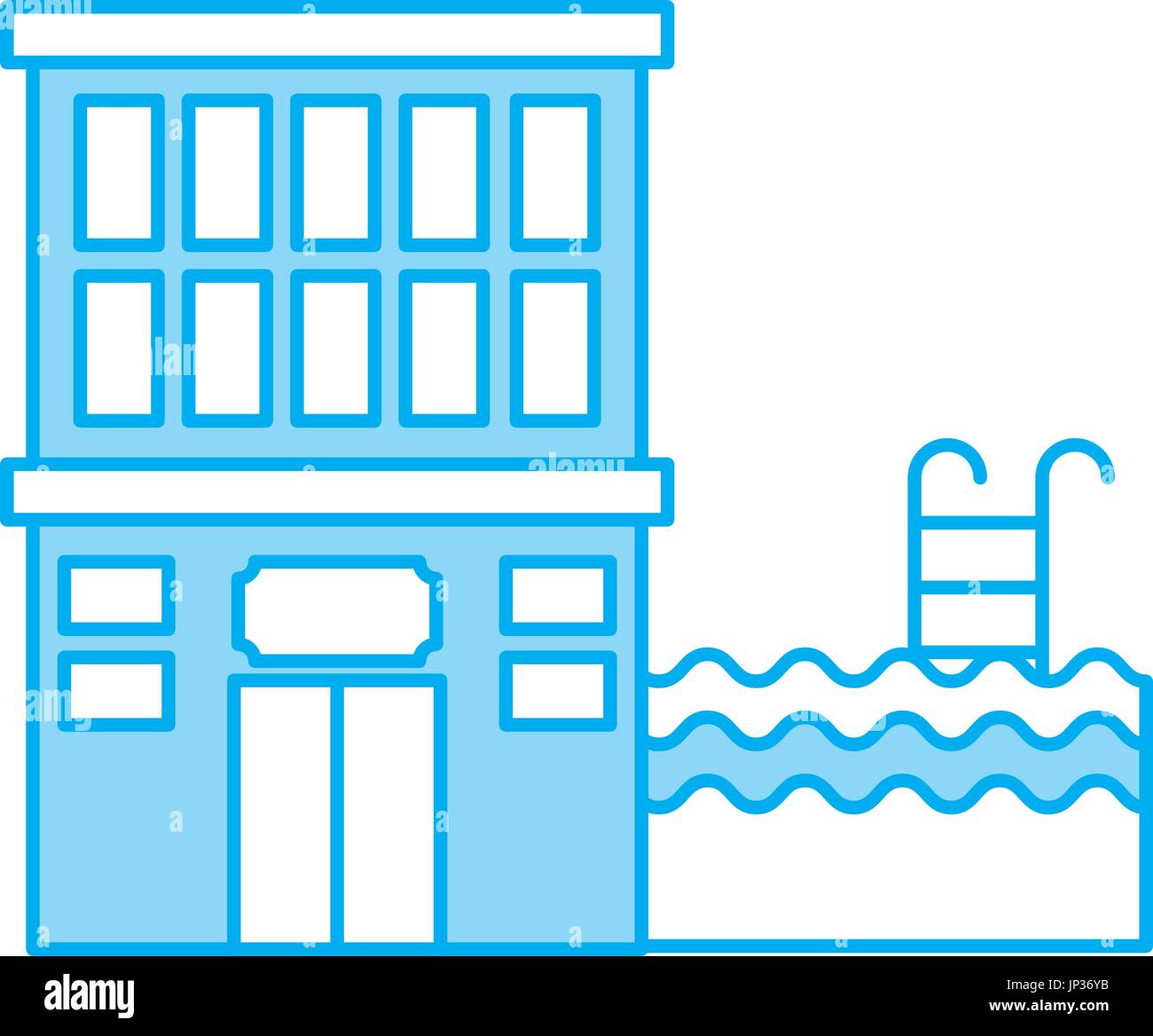 hotel building isolated icon Stock Vector Image & Art - Alamy