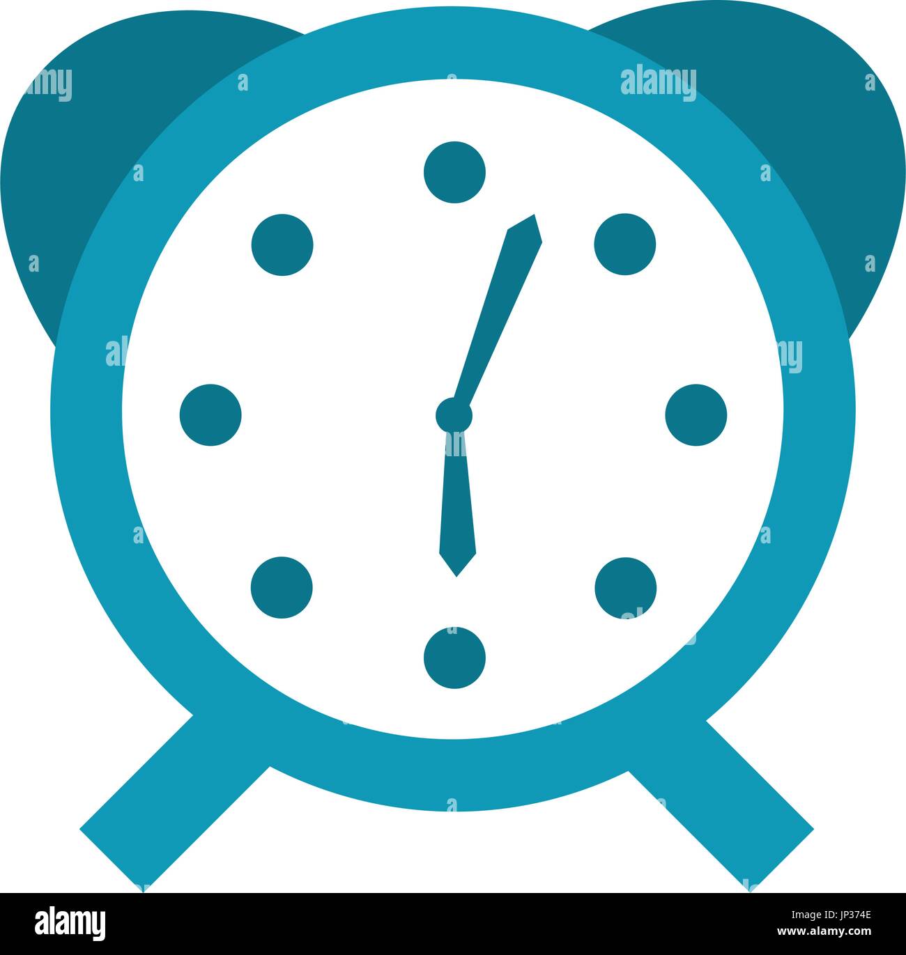 alarm clock isolated icon Stock Vector Image & Art - Alamy
