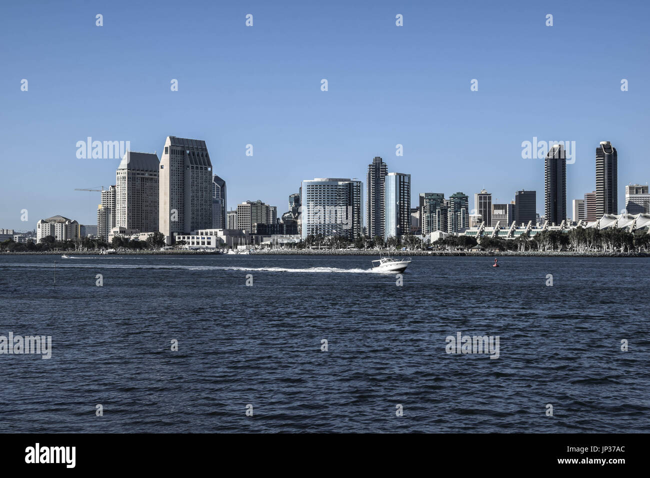 Skyline of San Diego Stock Photo