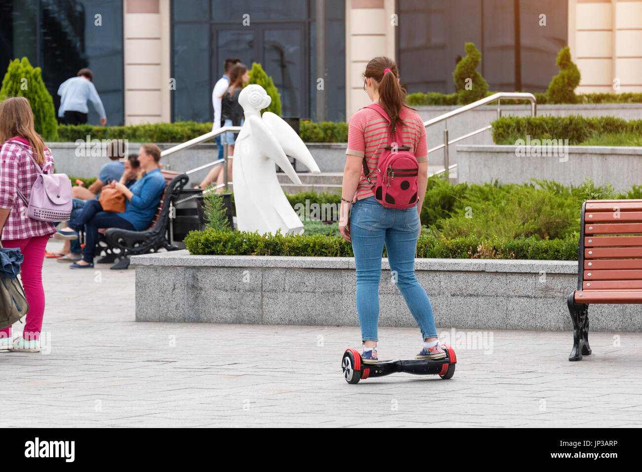 Self balancing scooter hi-res stock photography and images - Alamy