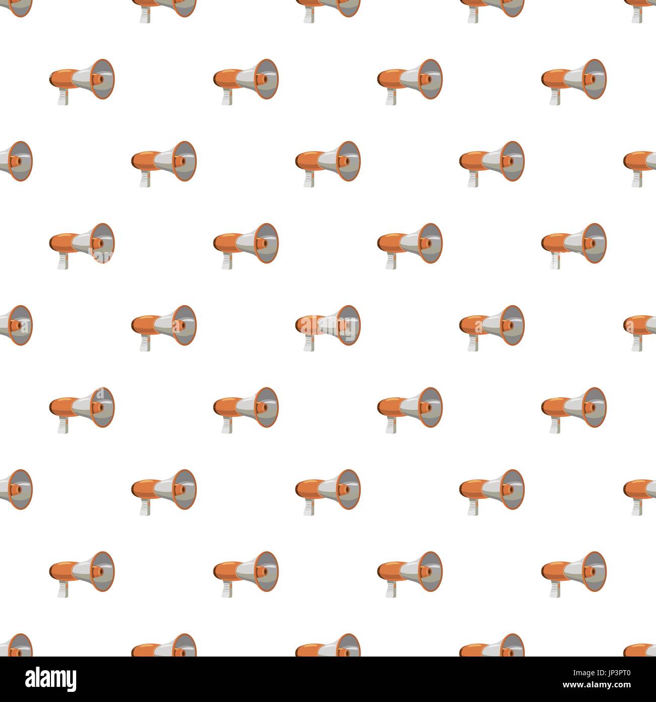 Megaphone pattern seamless Stock Vector