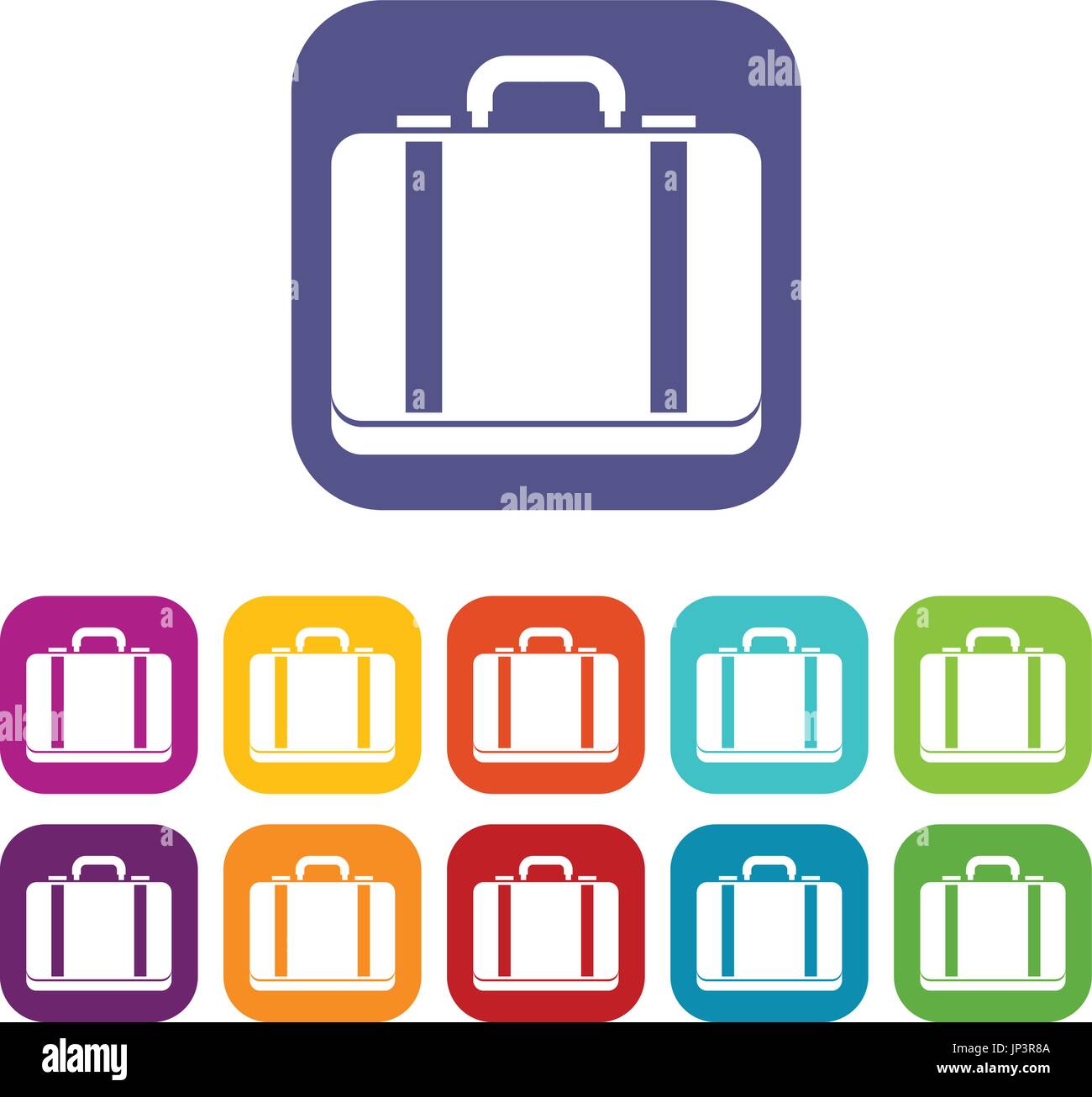 Suitcase icons set Stock Vector Image & Art - Alamy
