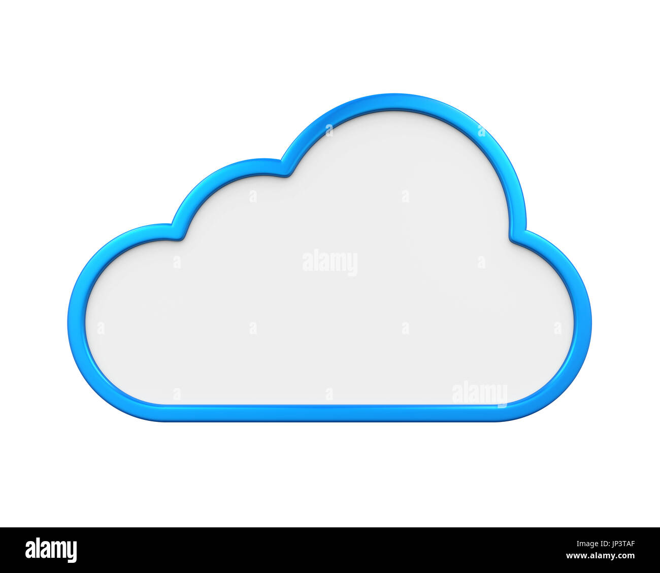 Cloud Computing Symbol Isolated Stock Photo