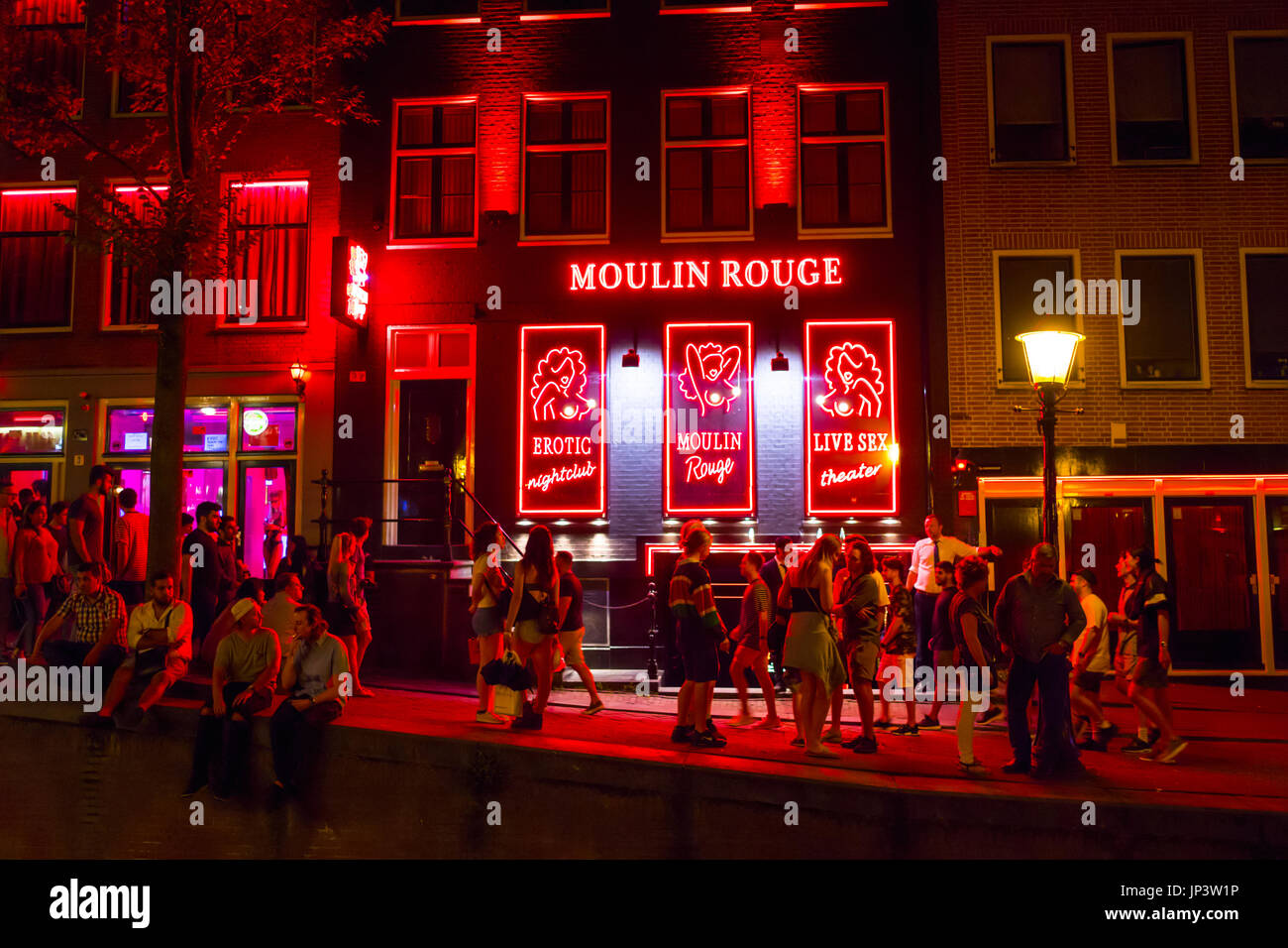 ser godt ud Håndværker Brace The famous red light district of Amsterdam - AMSTERDAM - NETHERLANDS Stock  Photo - Alamy
