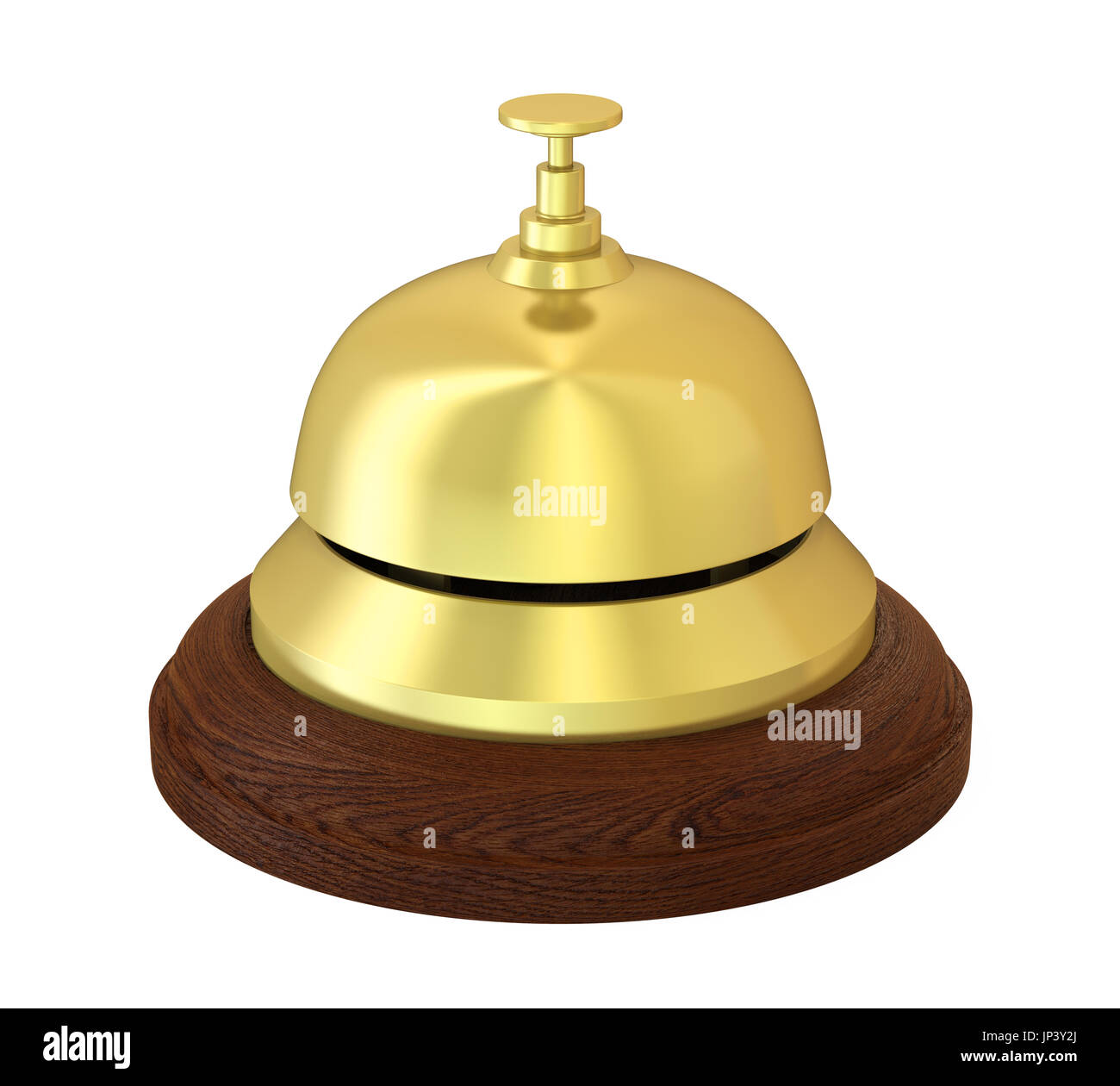 Reception Bell Isolated Stock Photo Alamy
