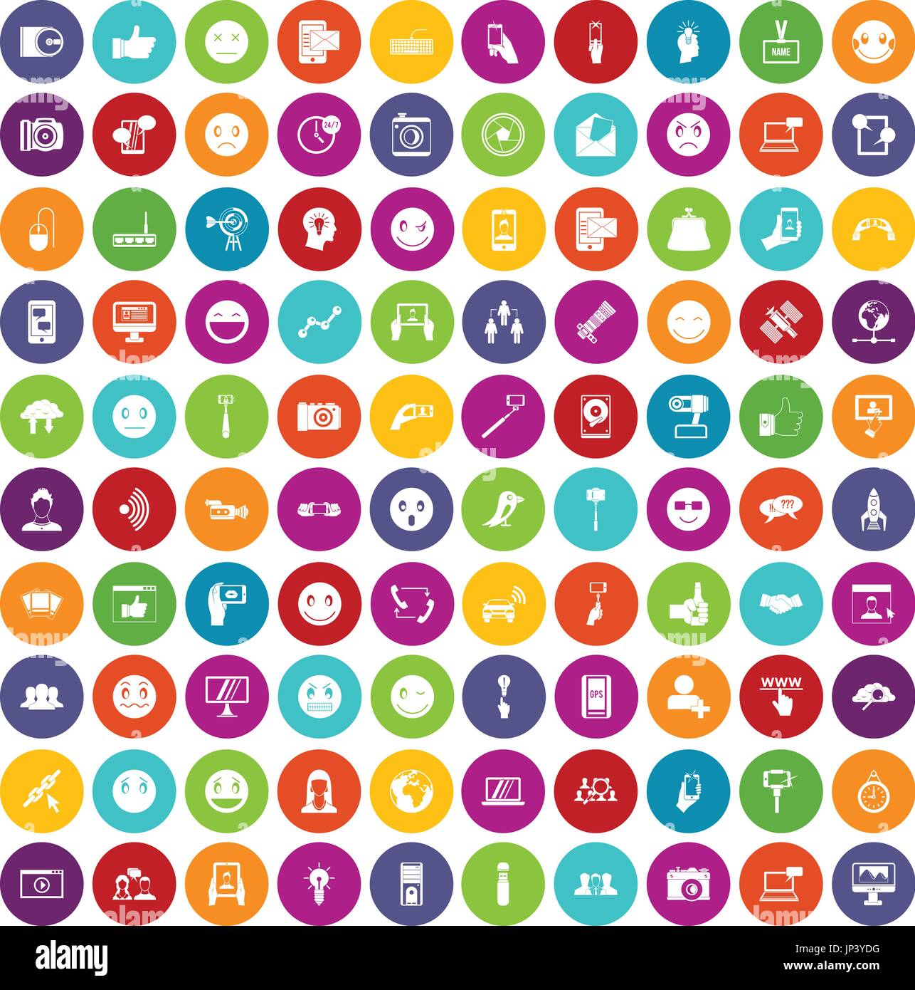 social media icons with names