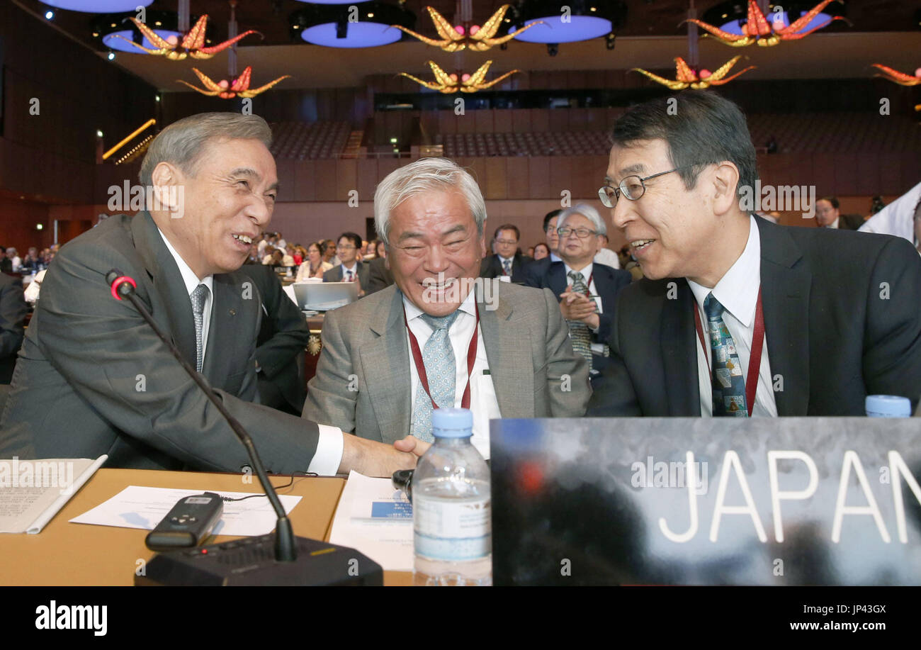 DOHA, Qatar - (From L) Masaaki Osawa, The Governor Of Japan's Gunma ...