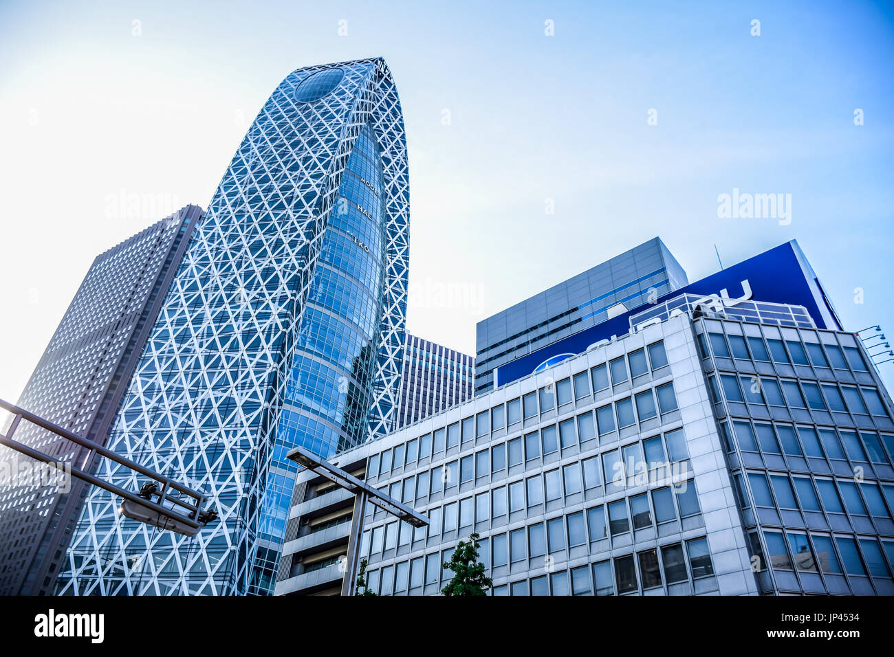 TOKYO, JAPAN MAY 14 Modern corporate and business buildings in Tokyo