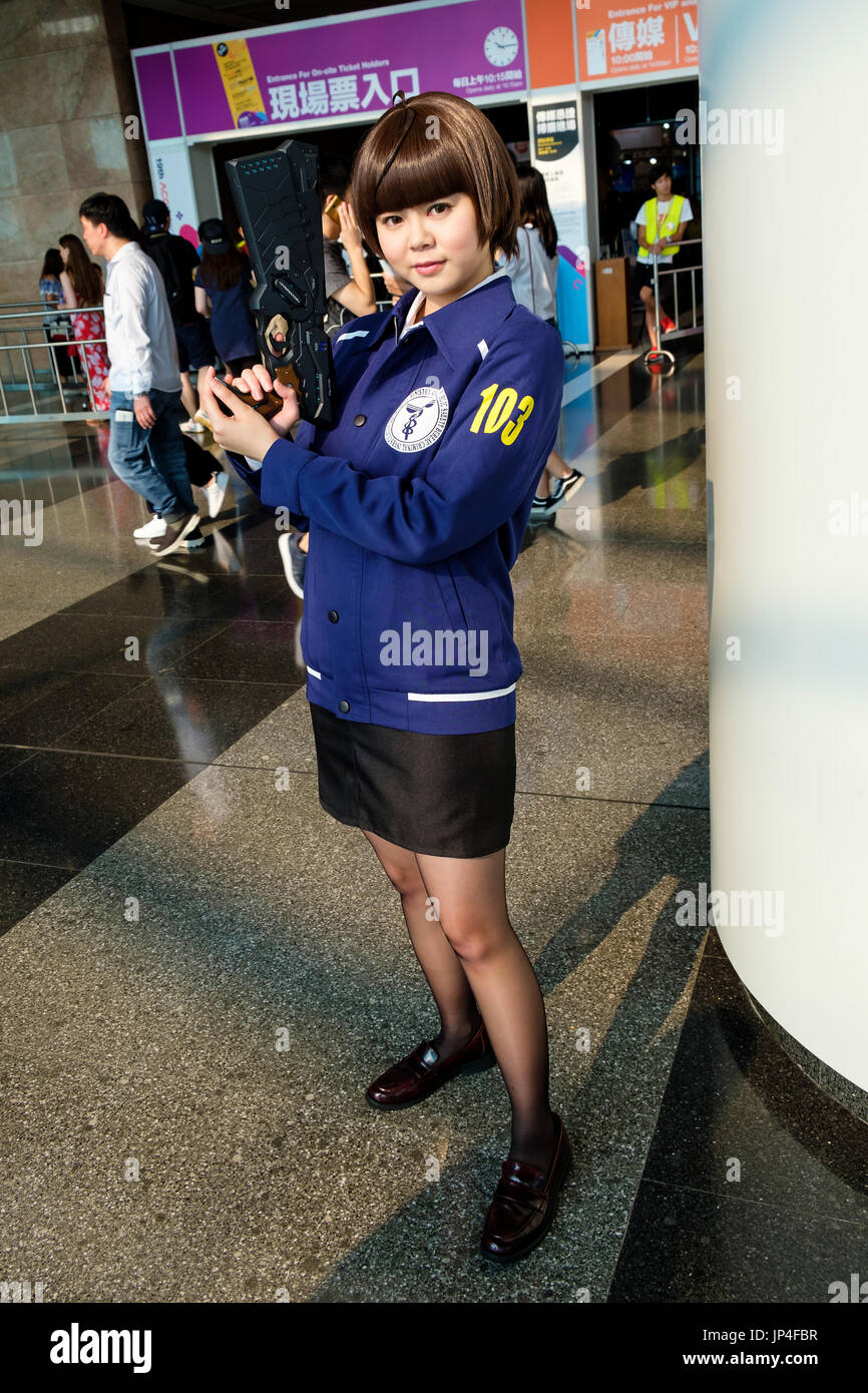 Hong Kong July 29, 2017 Participants dress in Cosplay costumes