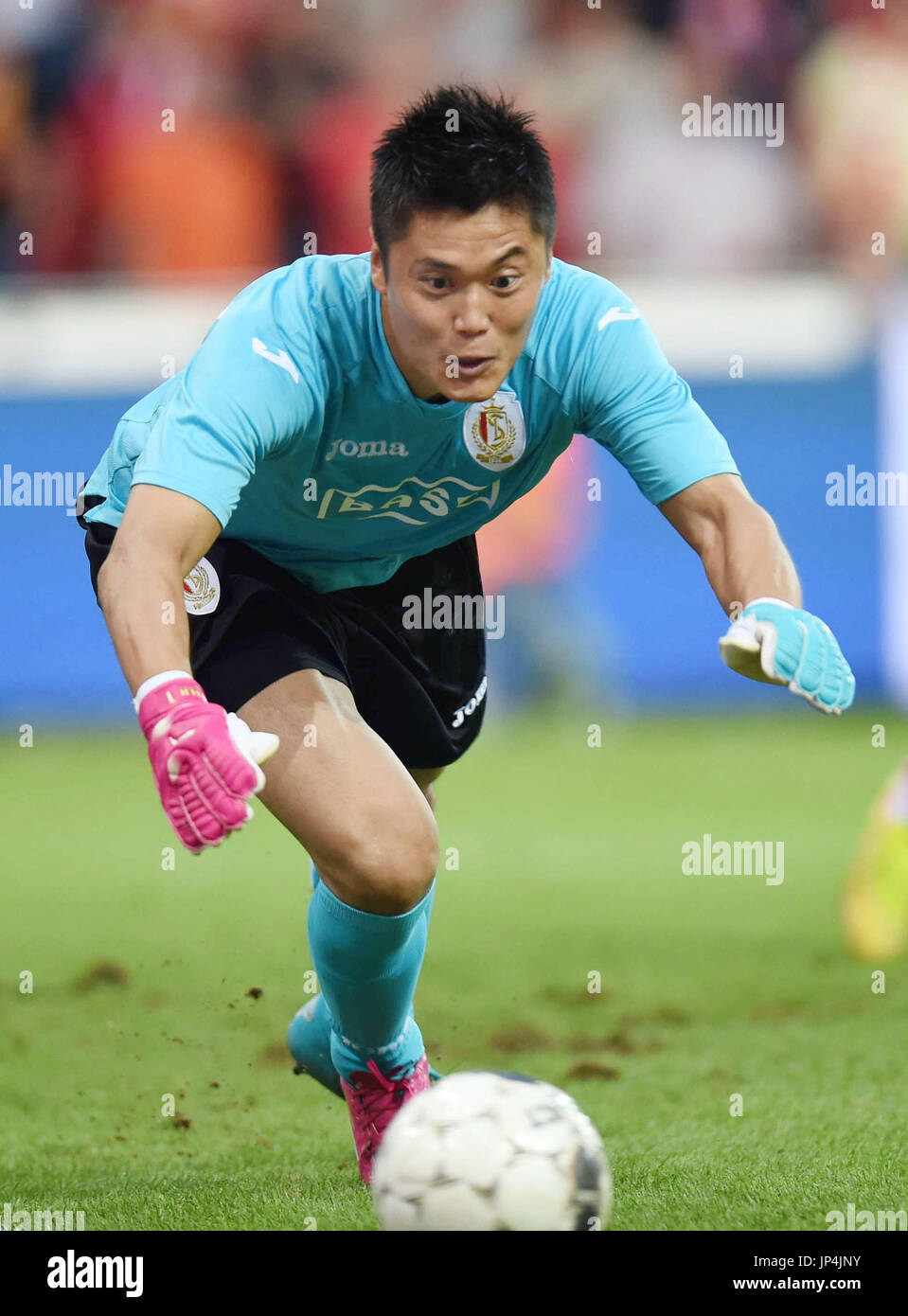 LIEGE, Belgium - Japanese goalkeeper Eiji Kawashima of Standard Liege
