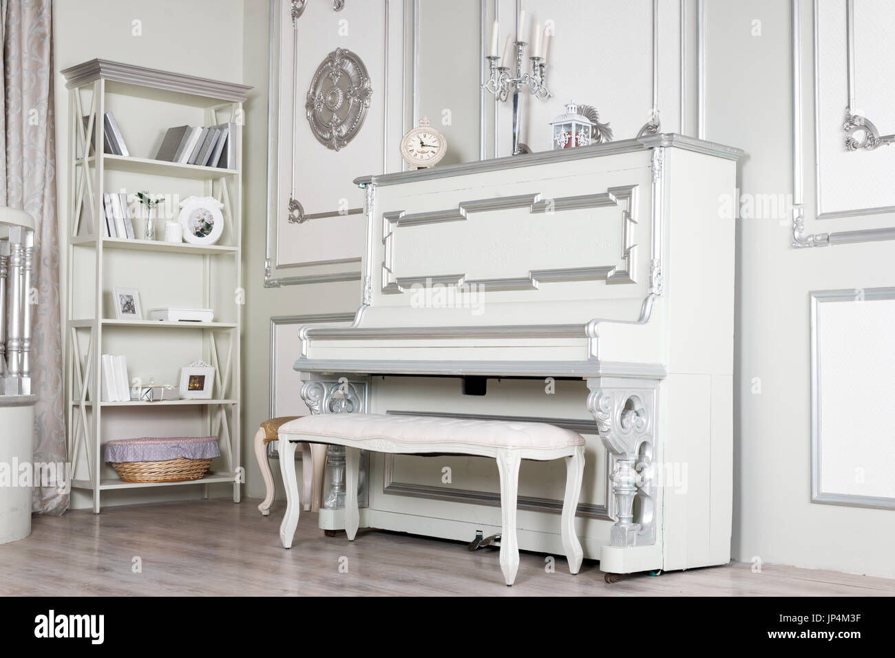 Picture of Luxury royal piano wooden interior hi-res stock photography and images ...
