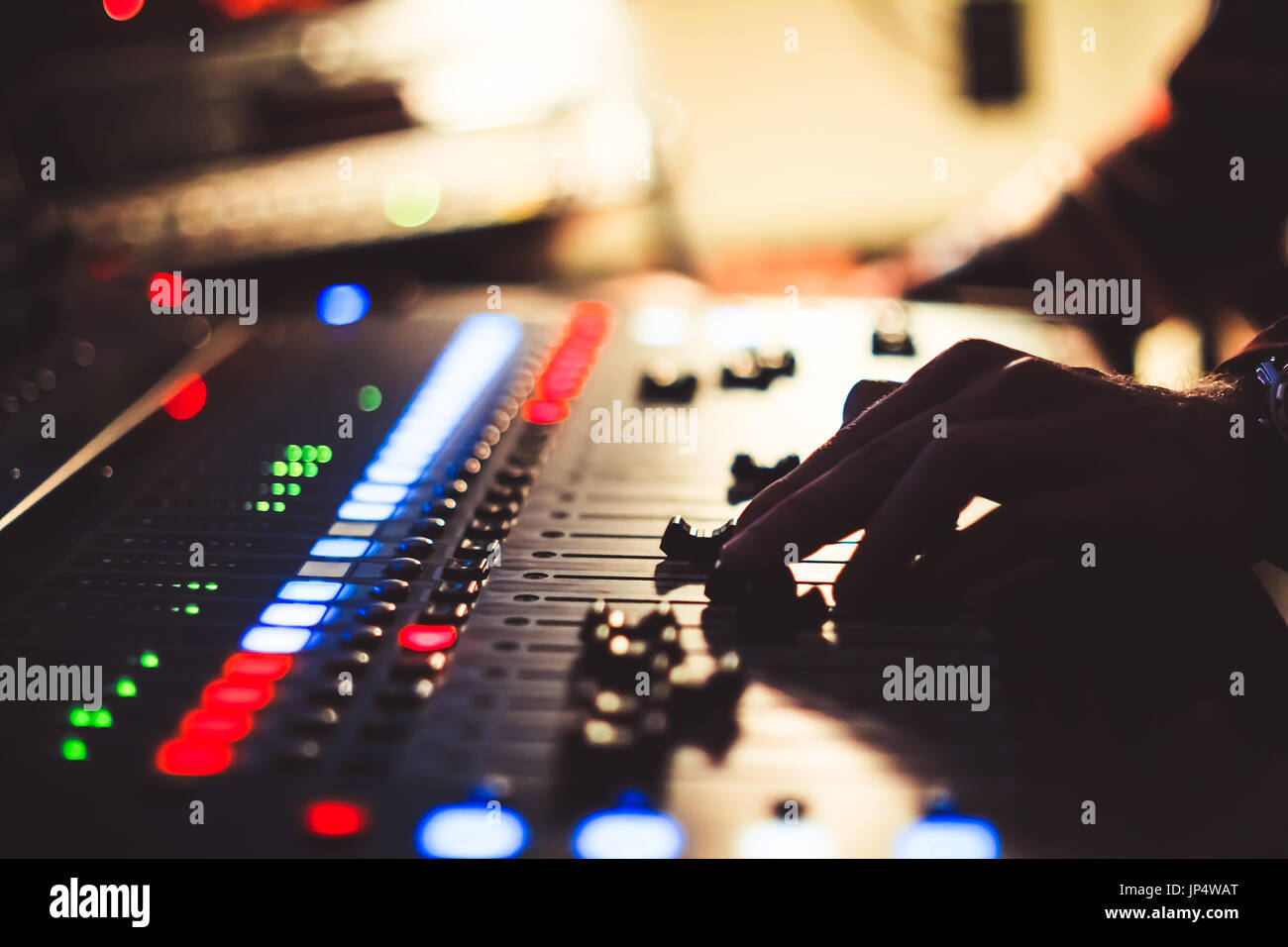 Console Sound Engineer Sound Engineer Concert High Resolution Stock Photography and Images - Alamy
