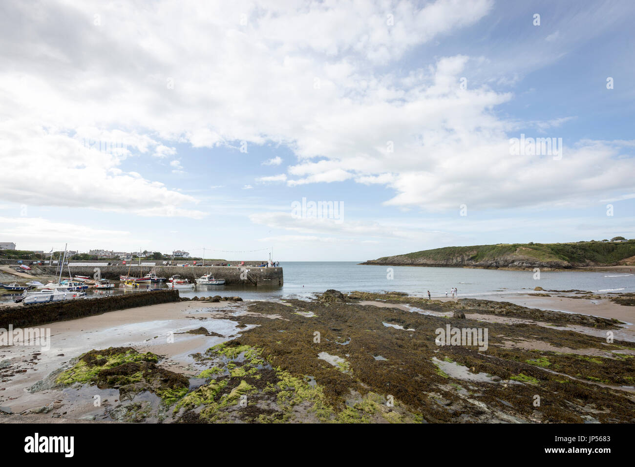 Cemaes, Anglesey , Wales Stock Photo Alamy