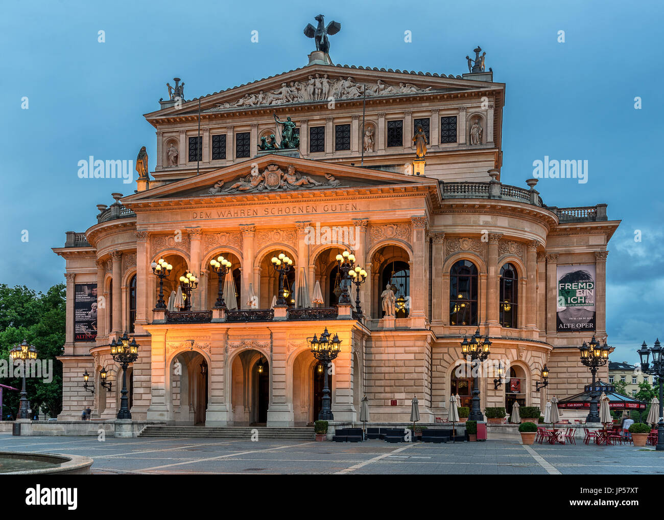 Alte Opera house in Frankfurt Am Main Stock Photo