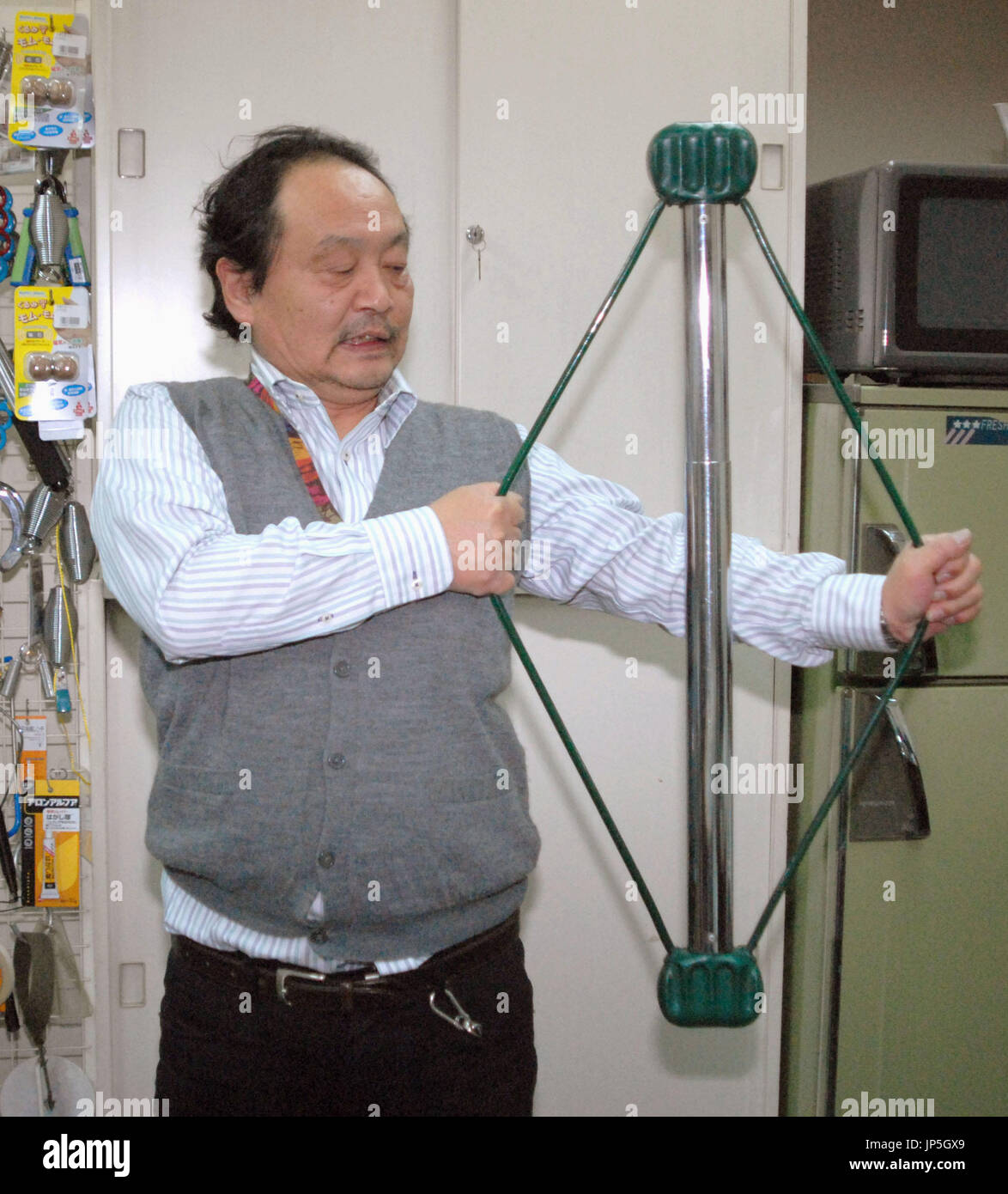 Shoichiro Sato, president of Fukushima Hatsujo Seisakusho, a ...