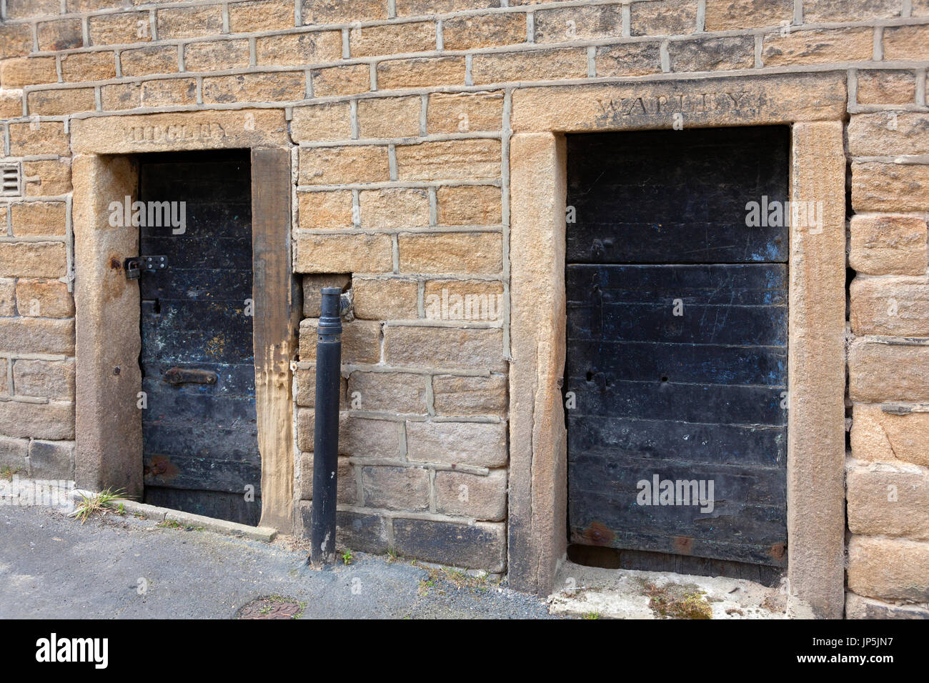 The old village lock-ups, Luddenden, West Yorkshire Stock Photo