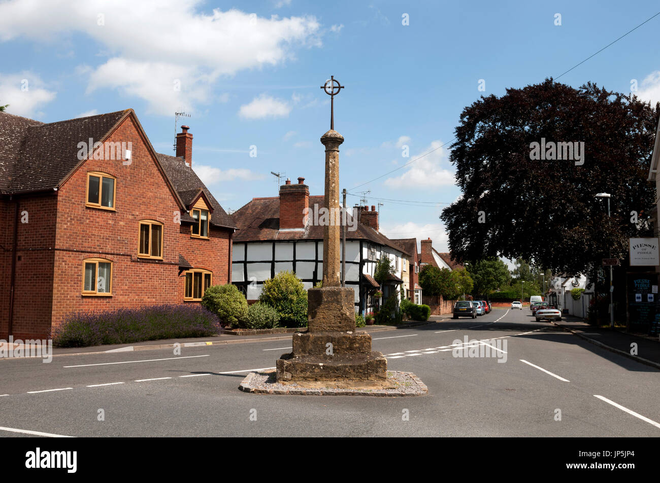 Wyre Piddle village, Worcestershire, England, UK Stock Photo