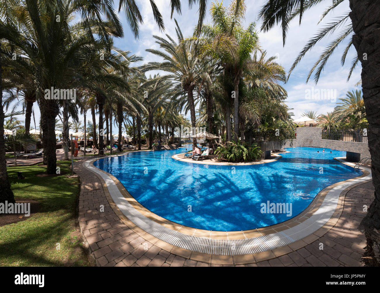 Lopesan Costa Meloneras 4-star resort hotel at Las Meloneras, near Mas Palomas, Gran Canaria Stock Photo