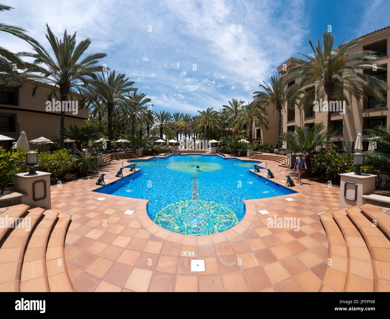 Lopesan Costa Meloneras 4-star resort hotel at Las Meloneras, near Mas Palomas, Gran Canaria Stock Photo