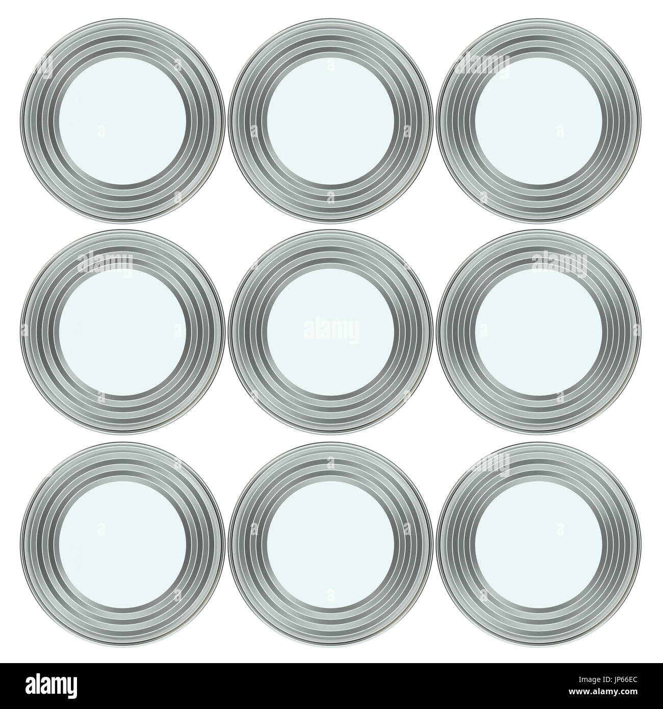 Download Group Of Metal Tin Cans With White Paper Labels Stock Photo 151342196 Alamy PSD Mockup Templates